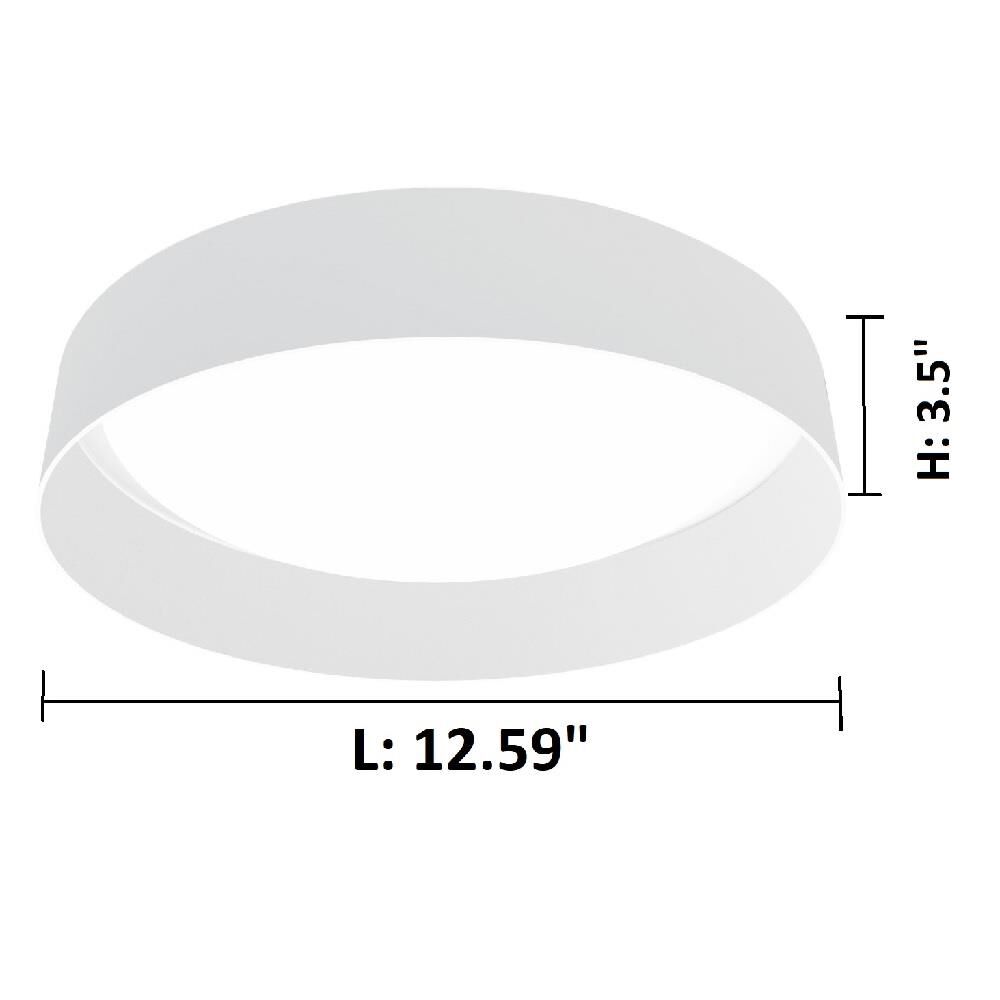 Eglo Palomaro 12 Inch 1 Light LED Flush Mount by Eglo Lighting