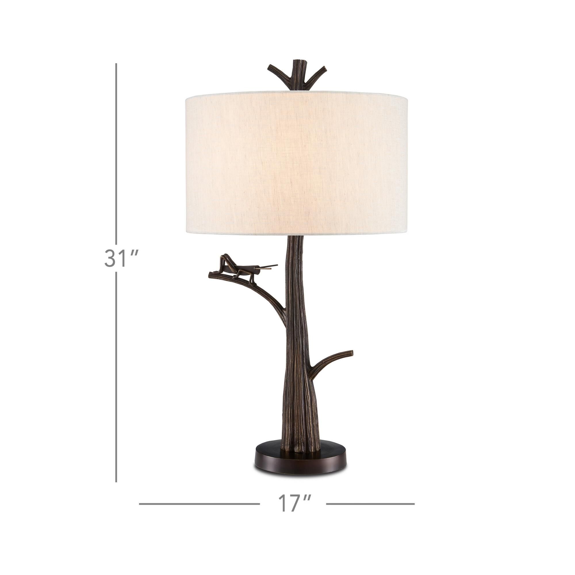 Grasshopper Table Lamp by Currey and Company