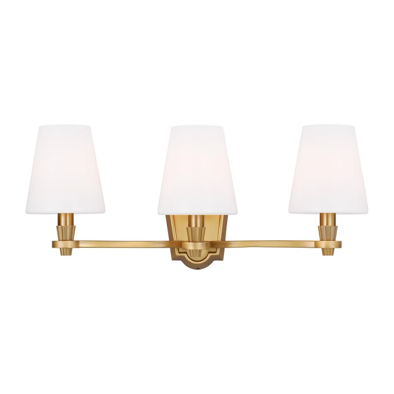 Alexa Hampton Paisley 23 Inch 3 Light Bath Vanity Light by Visual Comfort Studio