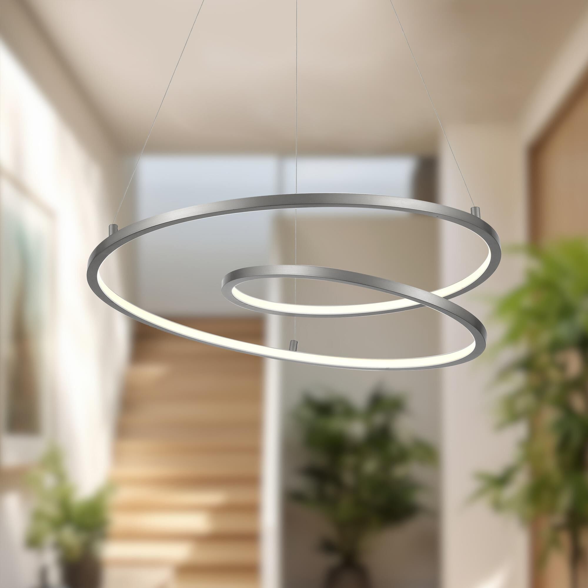 Shown in Antigue Silver finish and Acrylic shade
