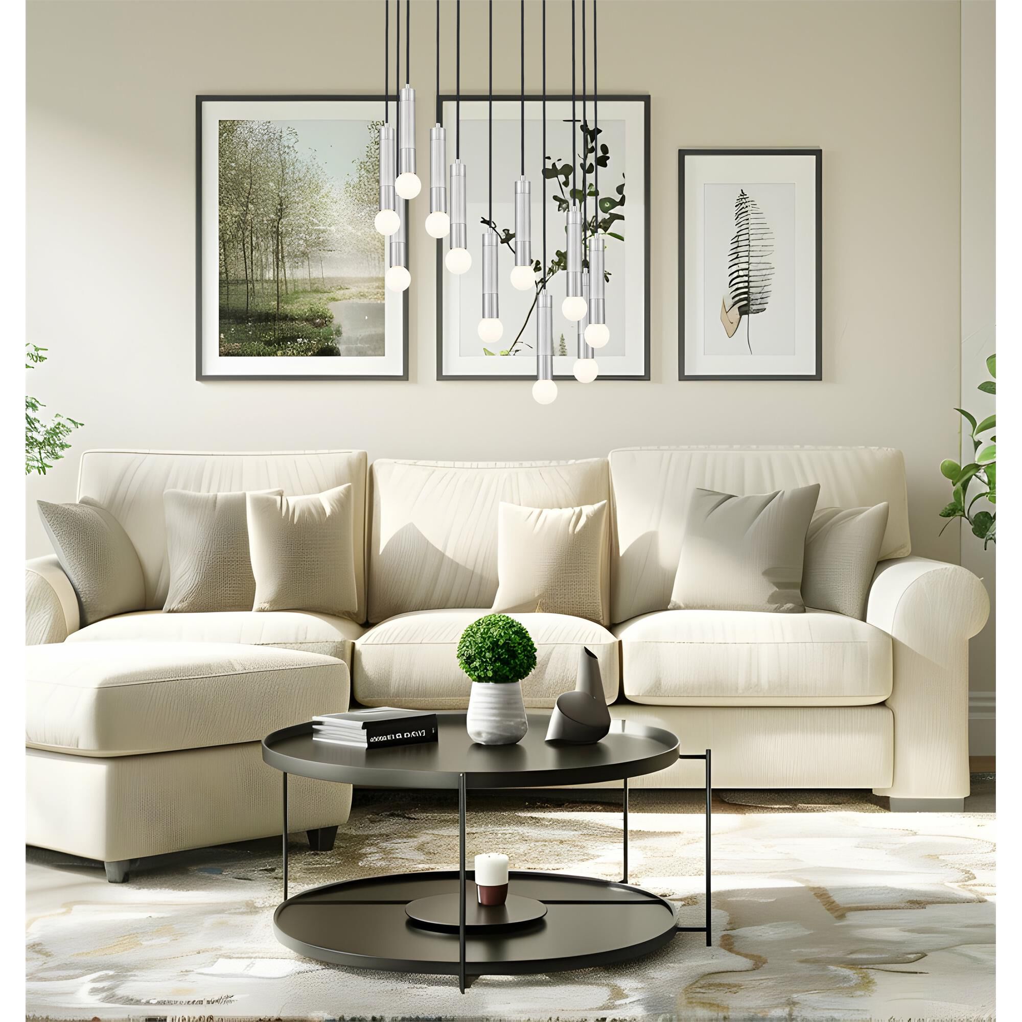 Shown in Brushed Nickel finish