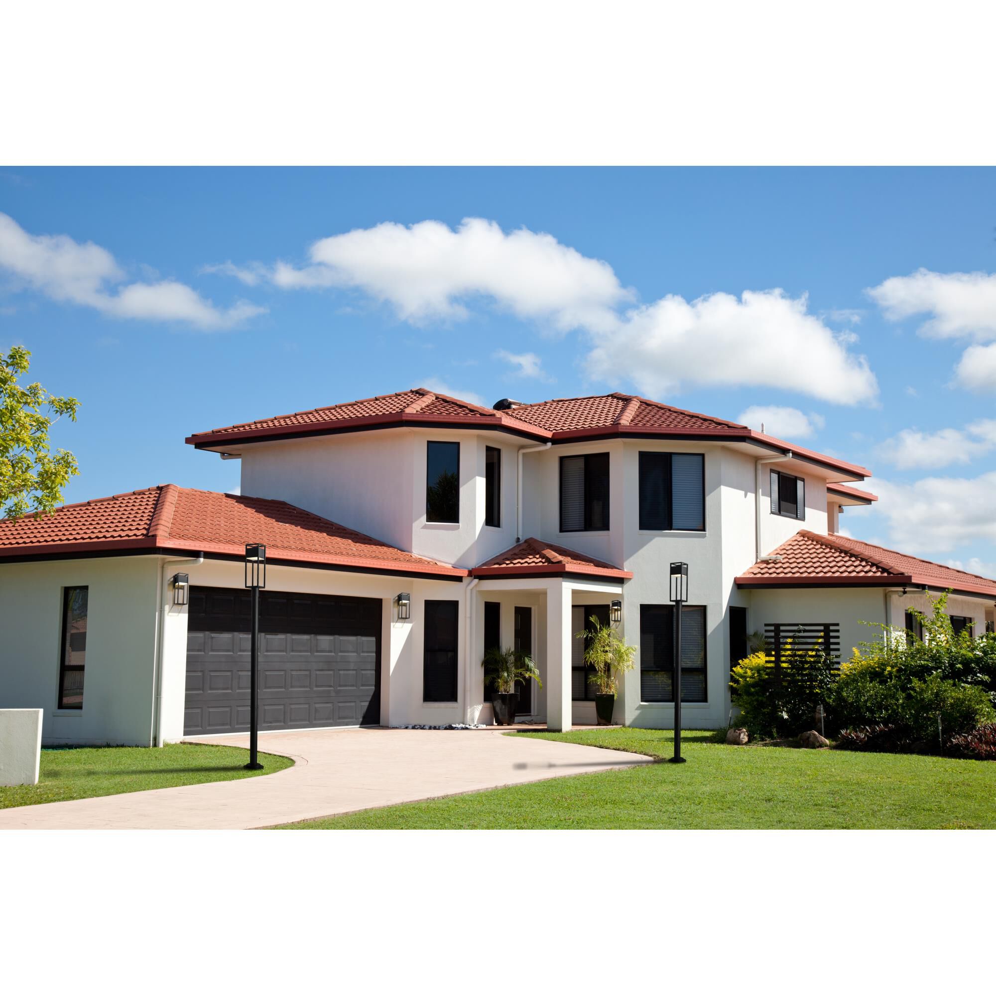 Z-Lite Barwick 95 Inch Tall LED Outdoor Post Lamp