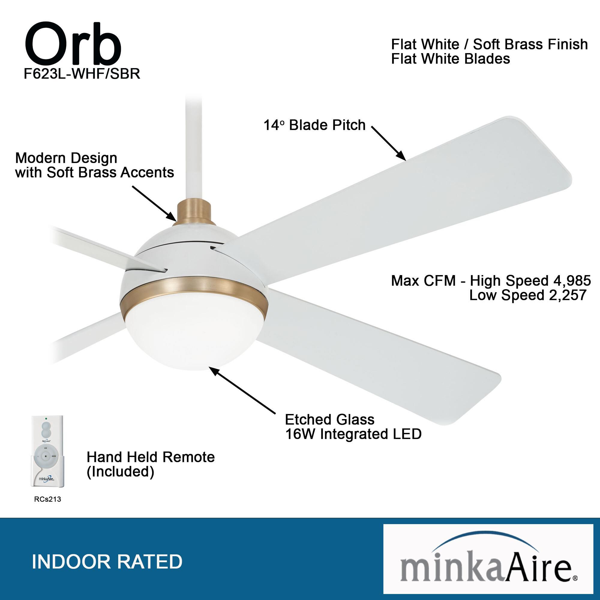 Shown in Flat White finish and Etched Opal glass