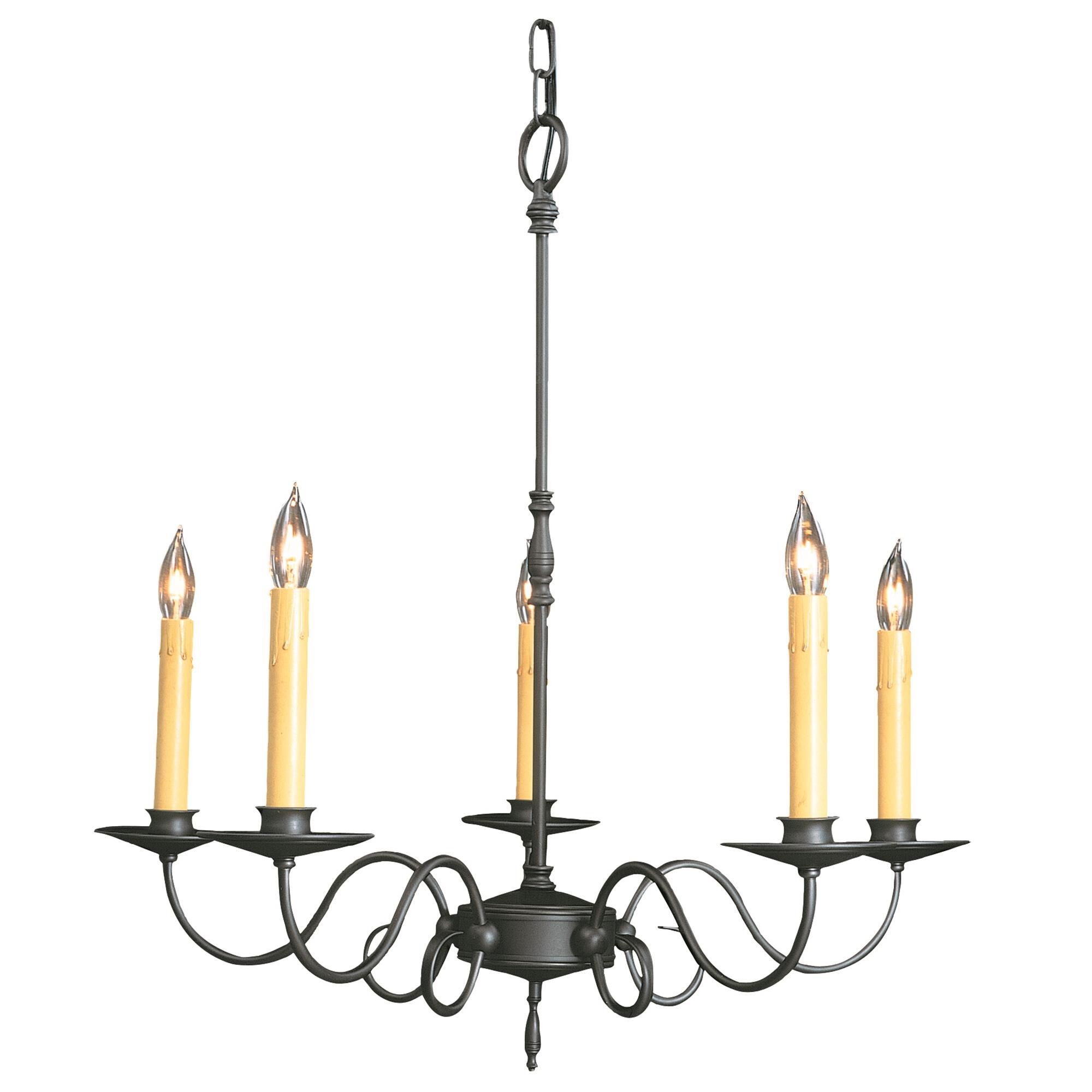 Black Forest 26 Inch 5 Light Chandelier by Framburg