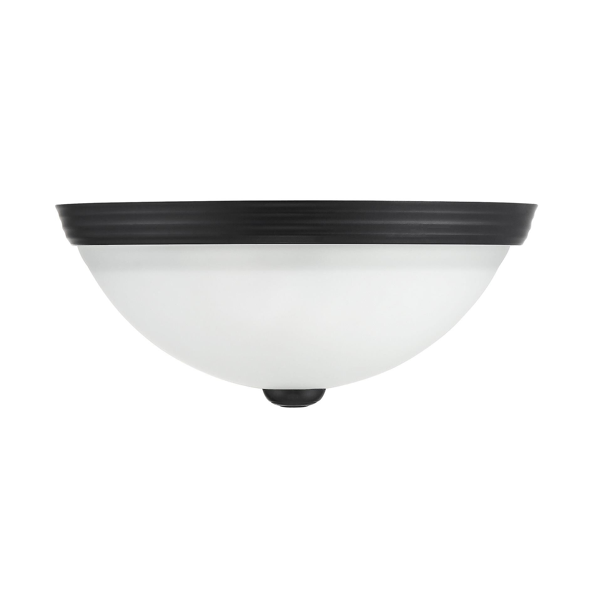 Shown in Black finish and White Etched glass