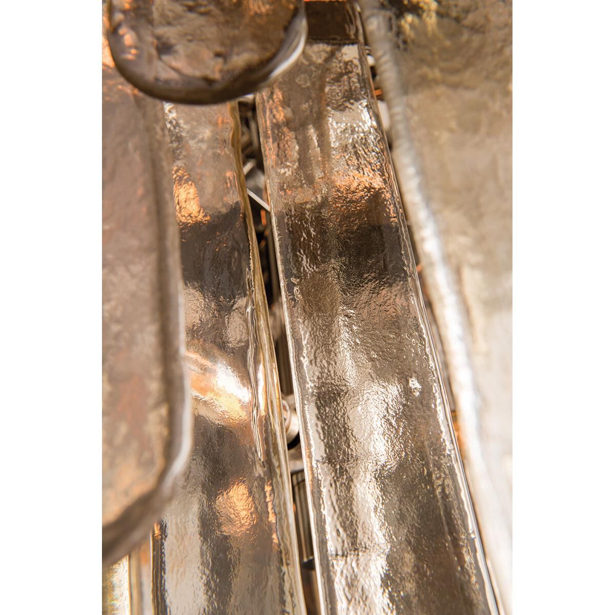 Shown in Polished Nickel finish and Champagne glass