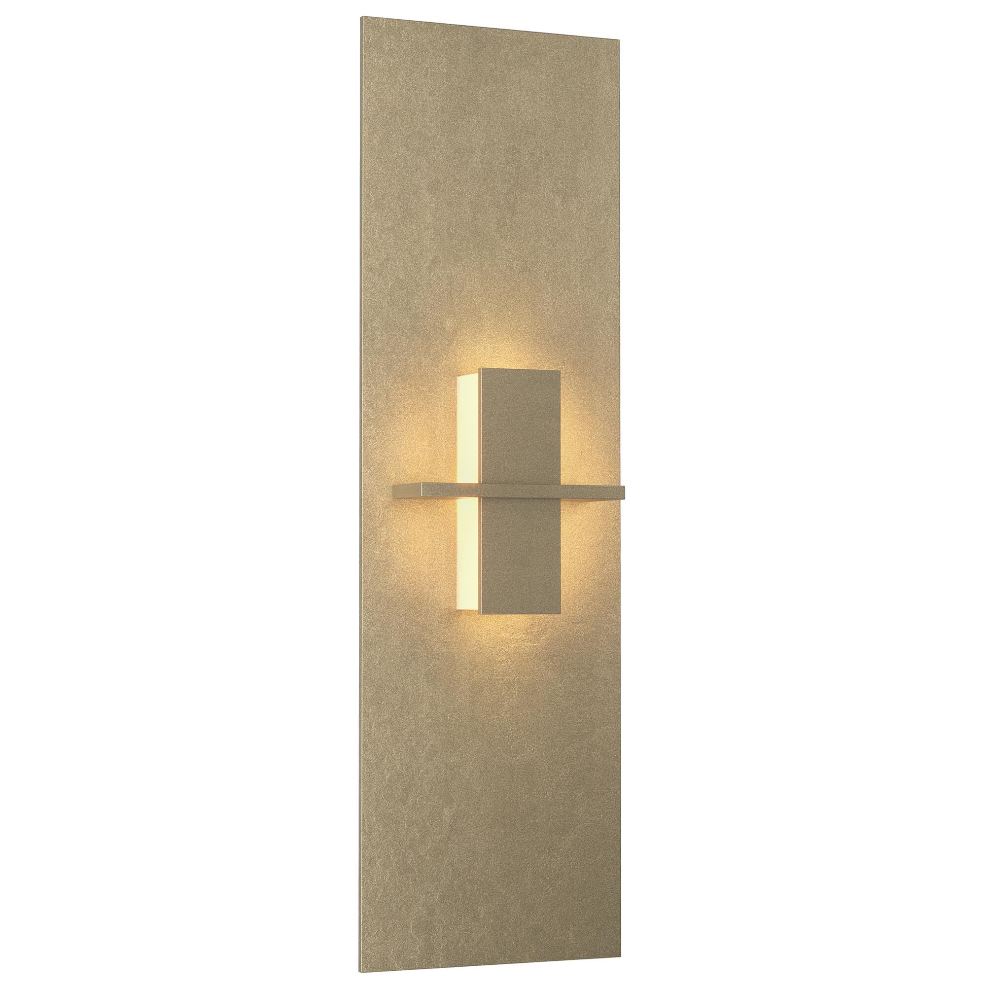 Shown in Soft Gold finish and White Art  glass