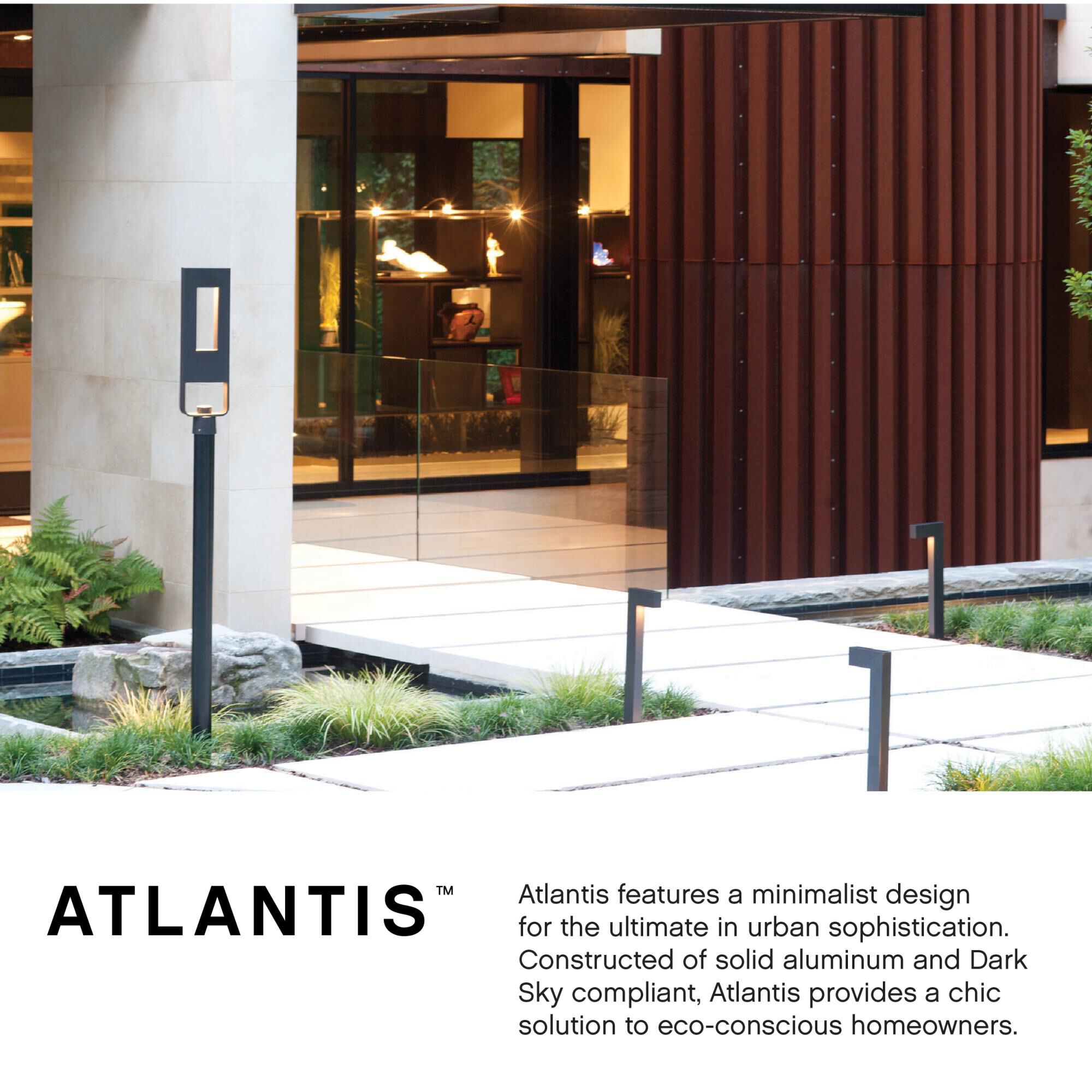 Atlantis 24 Inch Tall 2 Light LED Outdoor Post Lamp by Hinkley Lighting
