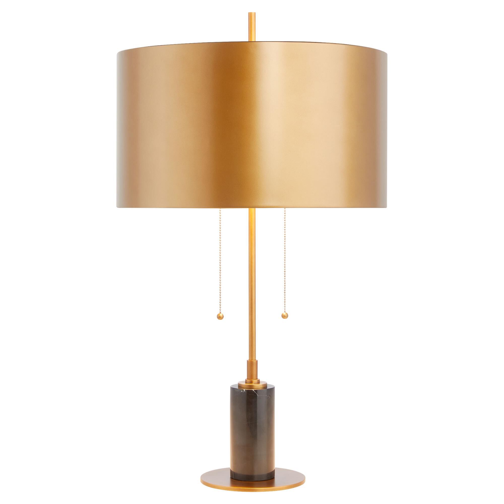 Shown in Black and Brass finish