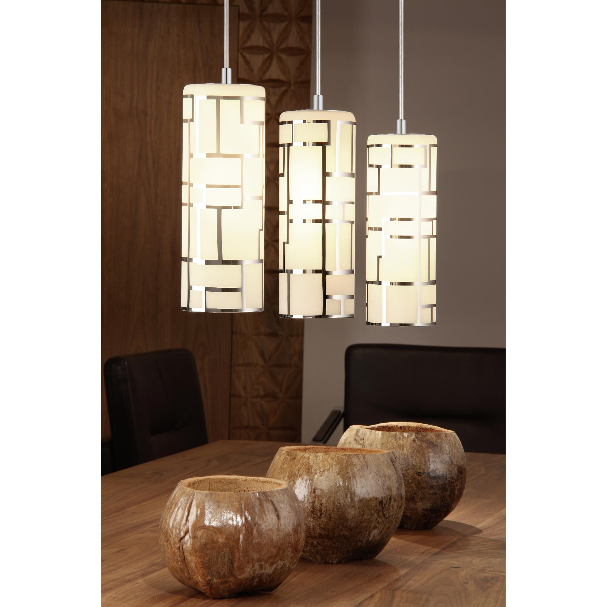 Eglo Bayman 28 Inch 3 Light Linear Suspension Light by Eglo Lighting