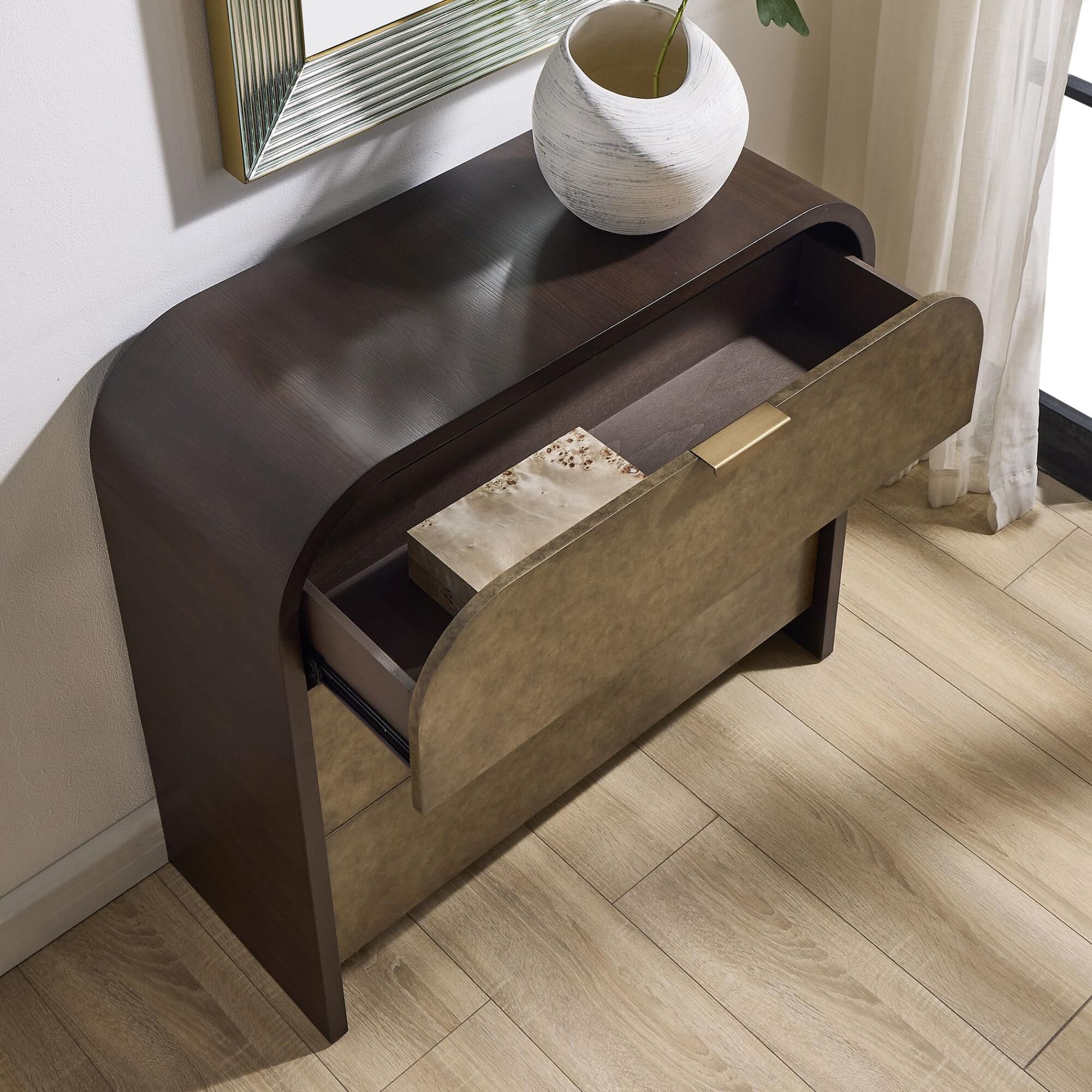 Shown in Brown, Gold, Woodtone finish