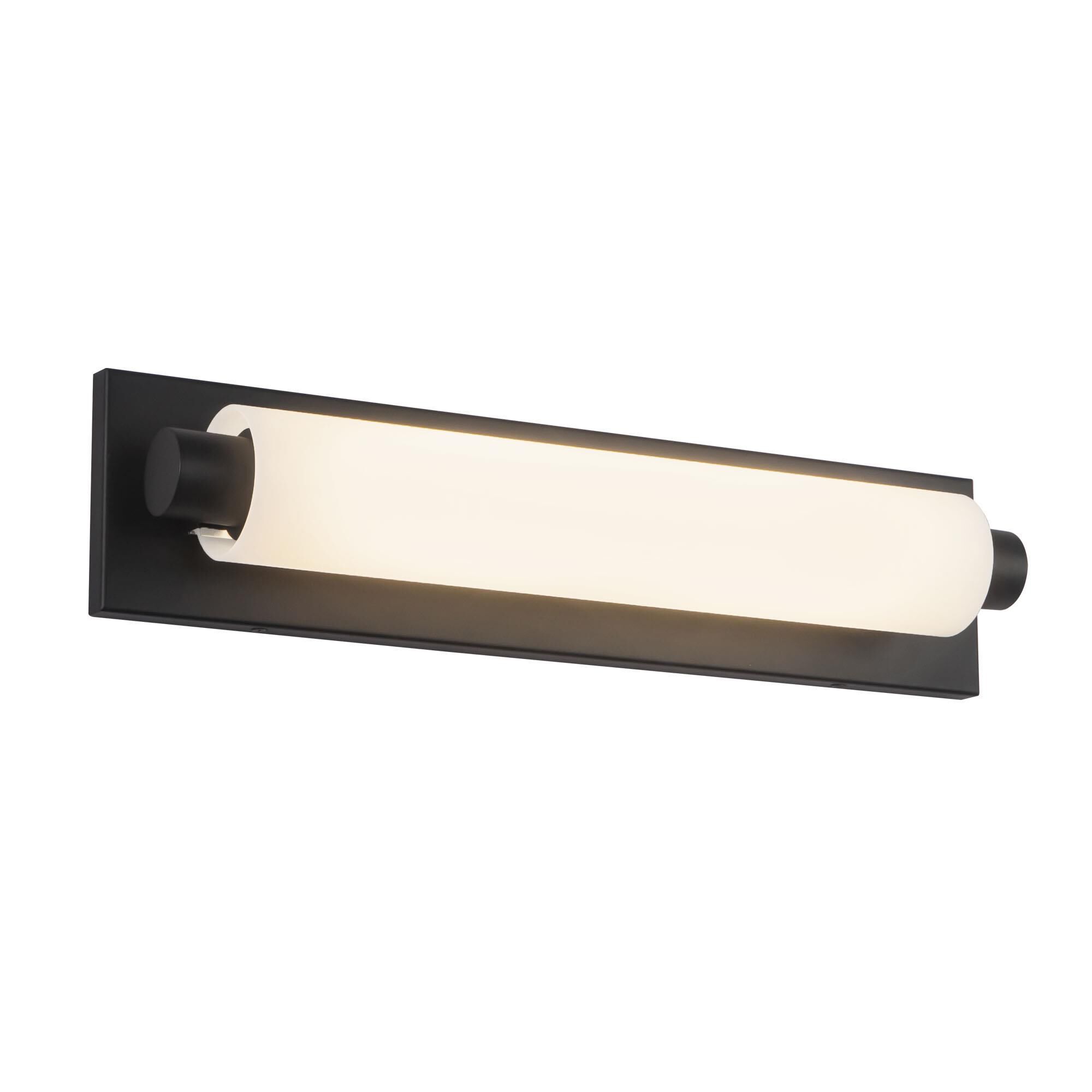 Shown in Black finish and Matte Opal glass