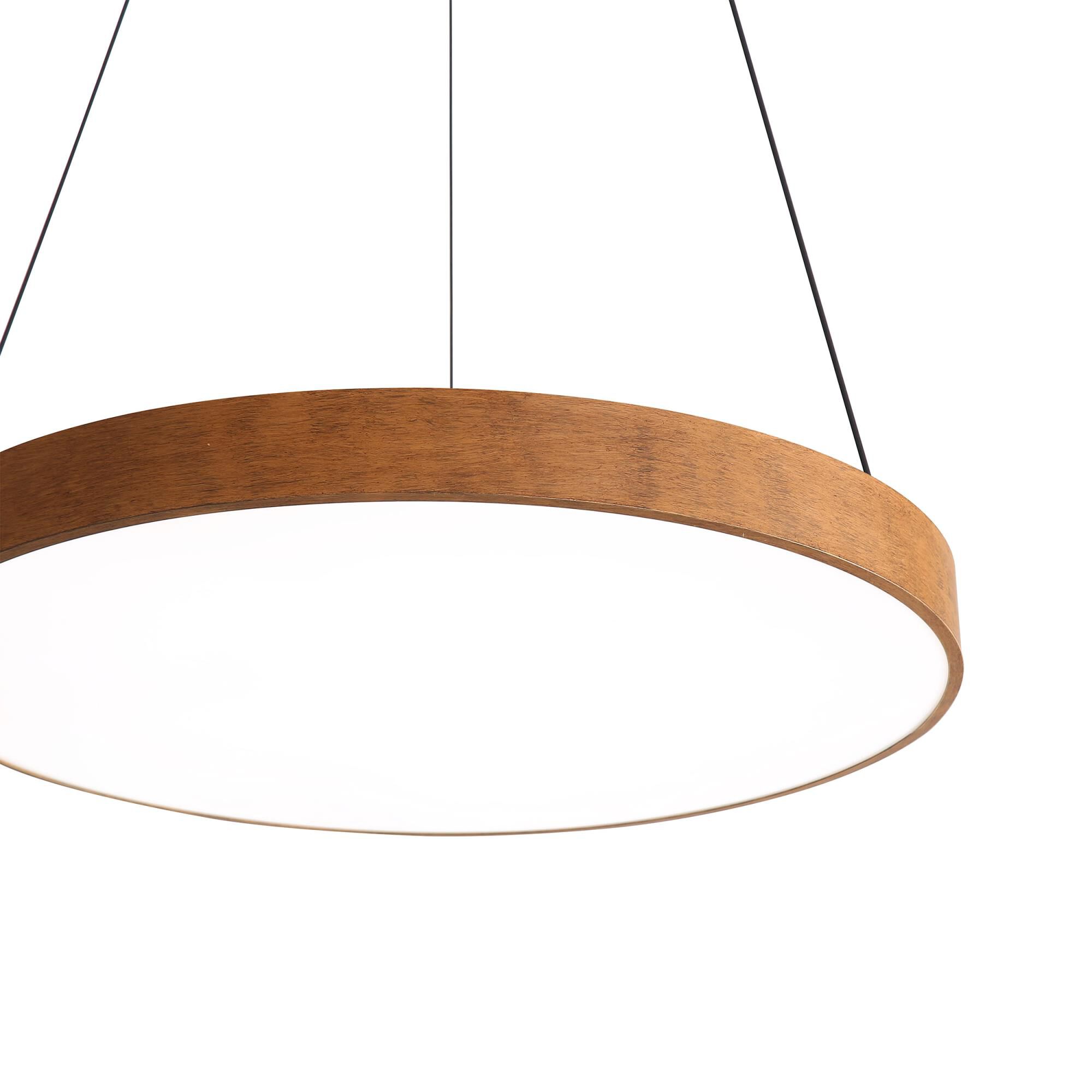 Shown in Walnut finish and Brown shade