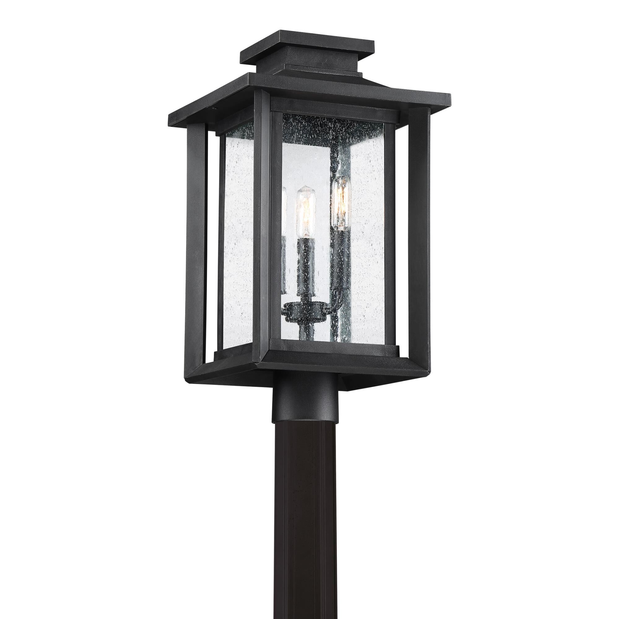 Wakefield 19 Inch Tall 3 Light Outdoor Post Lamp by Quoizel