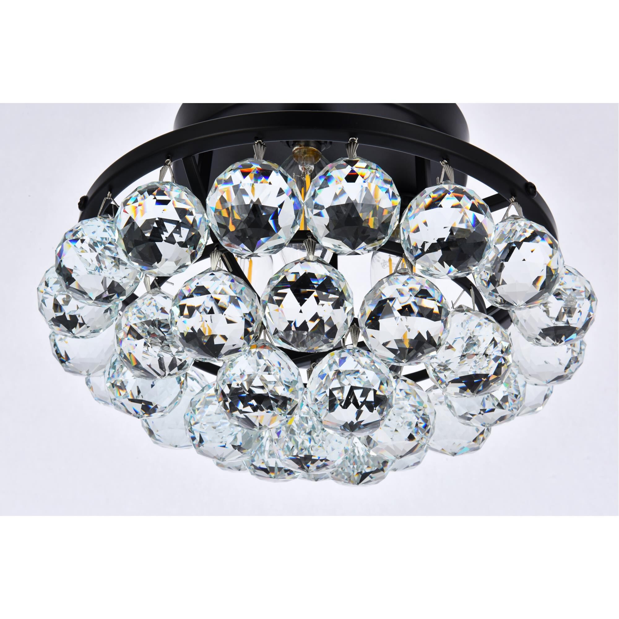Shown in Black finish and Clear Royal Cut crystal