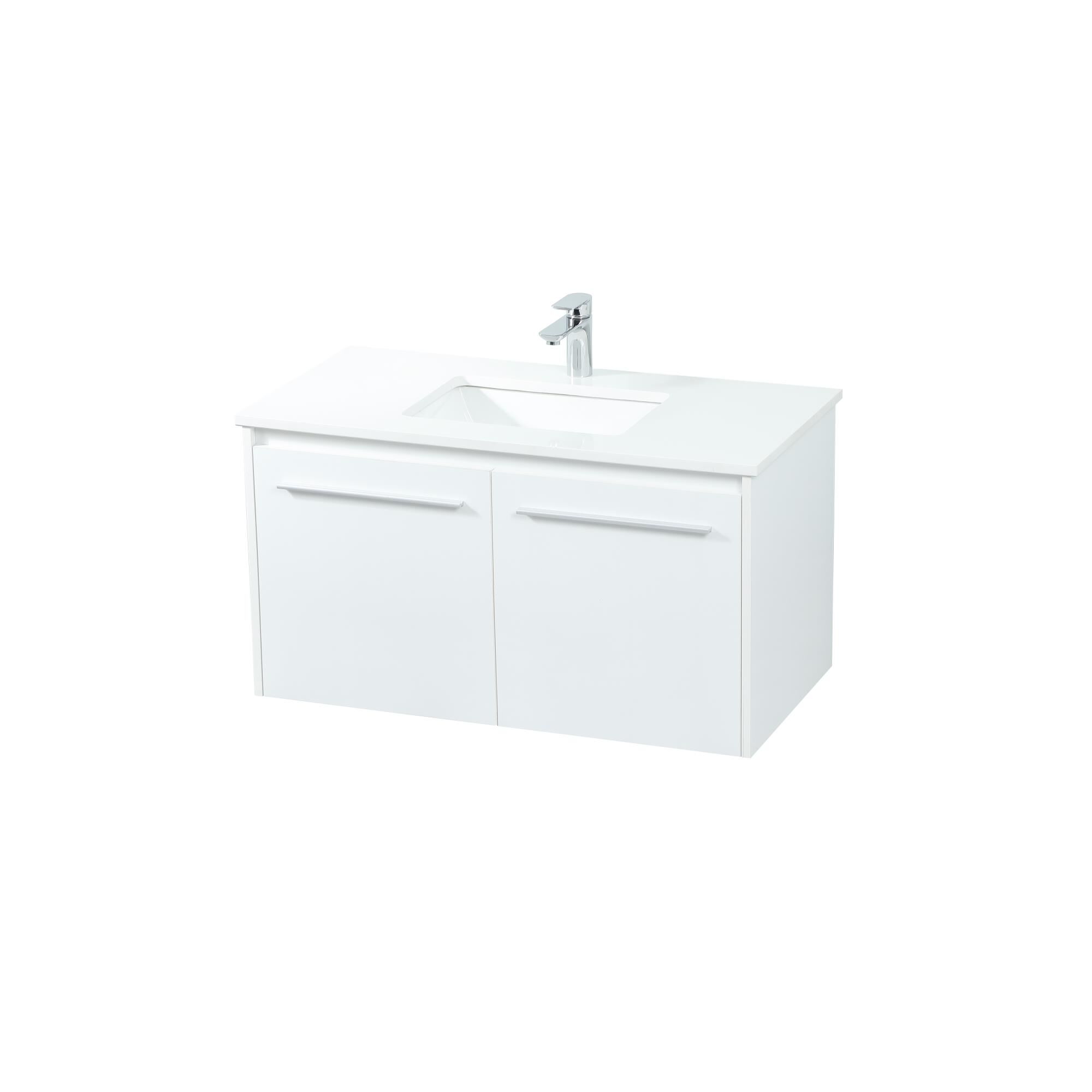 Shown in White finish