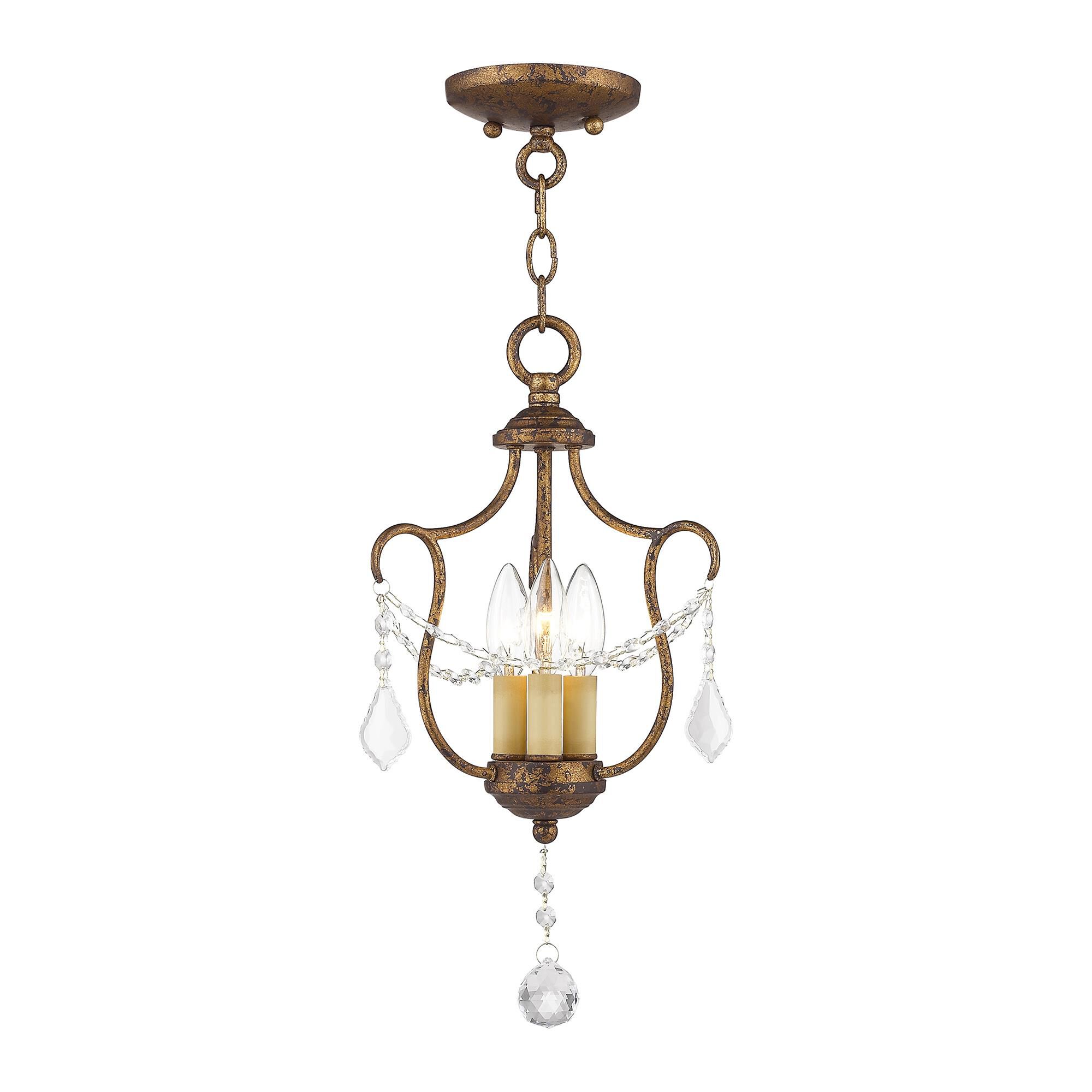 Chesterfield 10 Inch Cage Pendant by Livex Lighting
