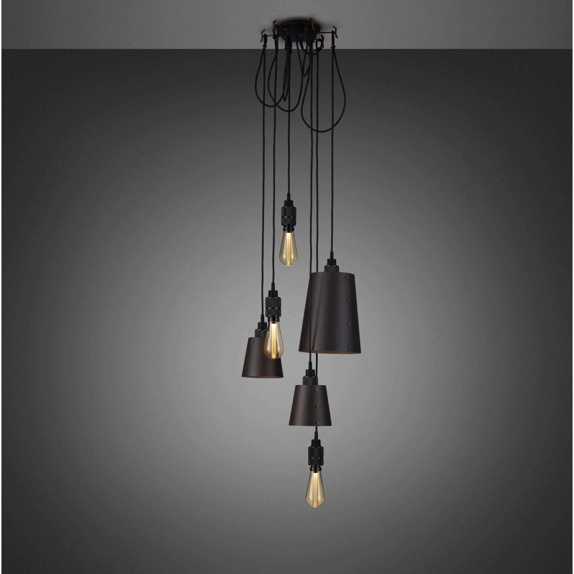 Hooked 6.0 Mixed Shade Multi Pendant Light Fixture by Buster and Punch