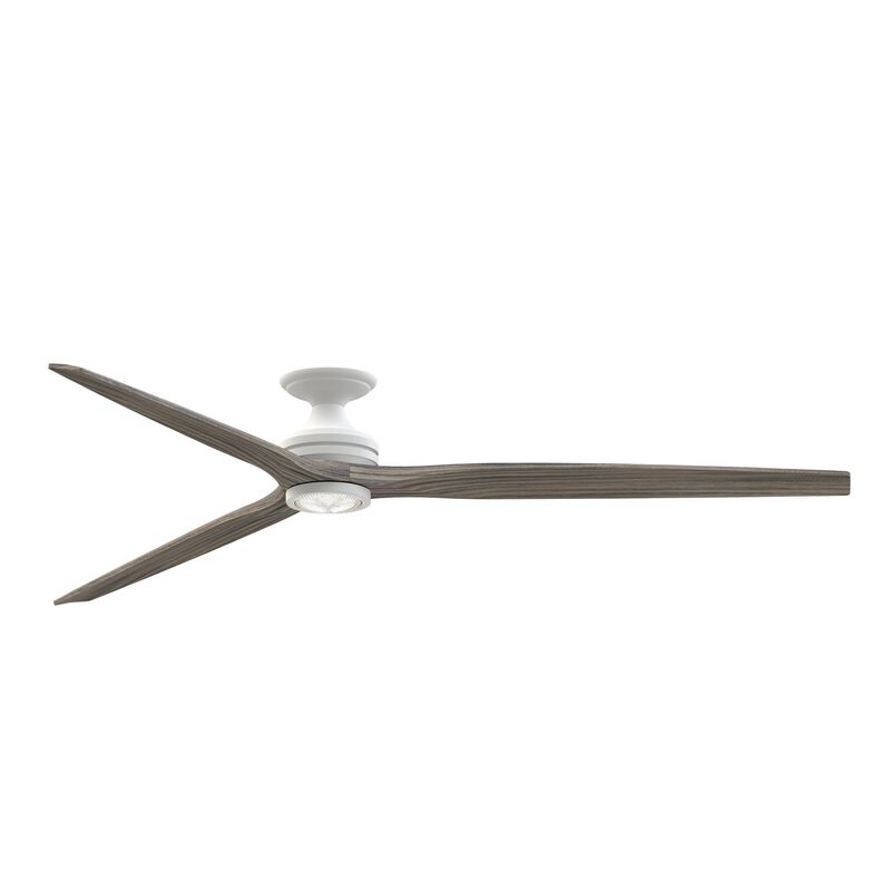 Spitfire 84 Inch Flush Mount Fan with Light Kit by Fanimation