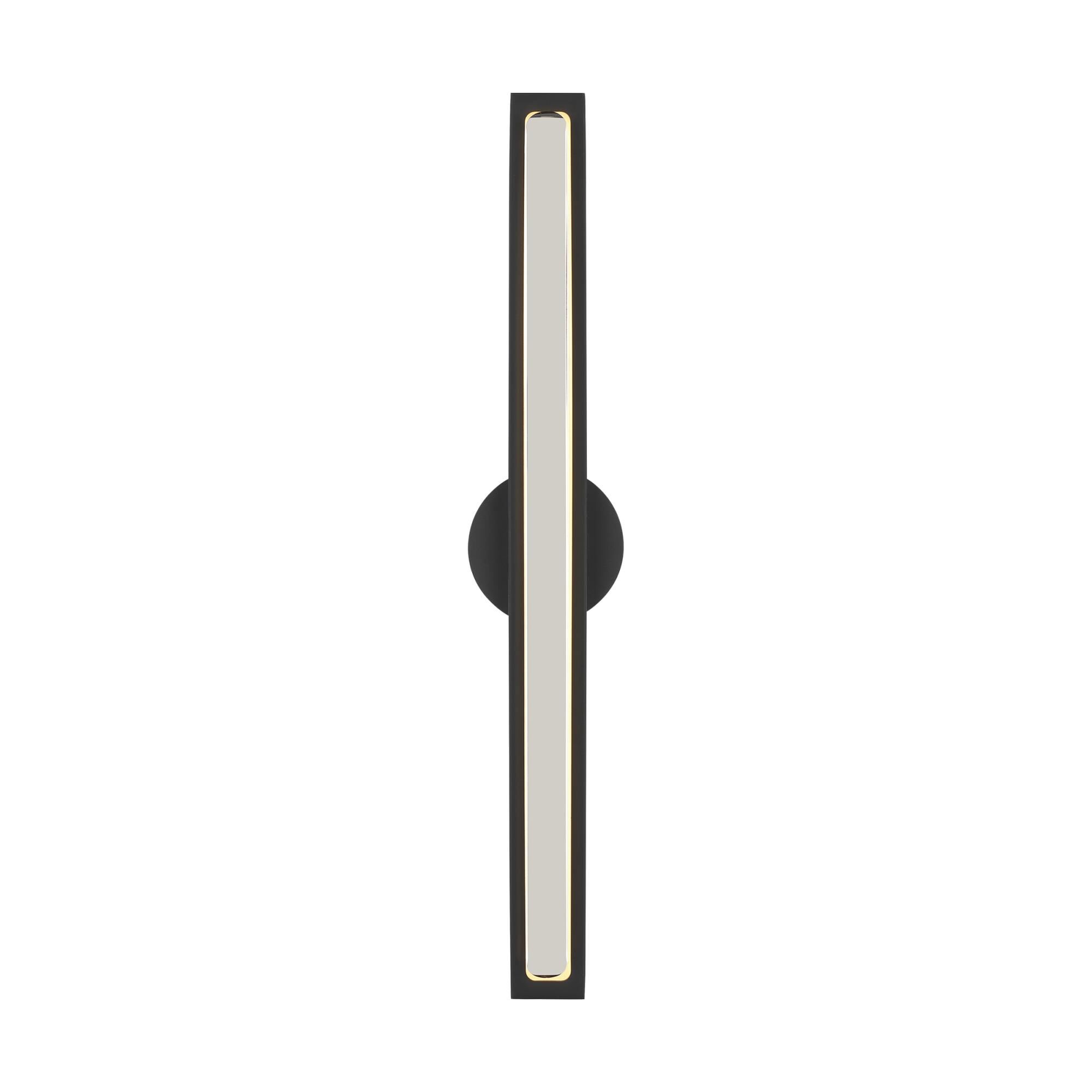Shown in Nightshade Black finish and Clear Crystal glass