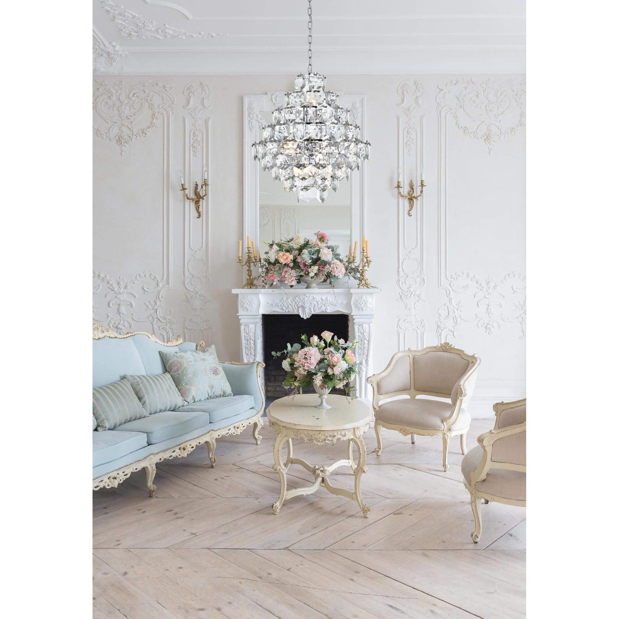 Adaline 24 Inch Chandelier by Elegant Lighting