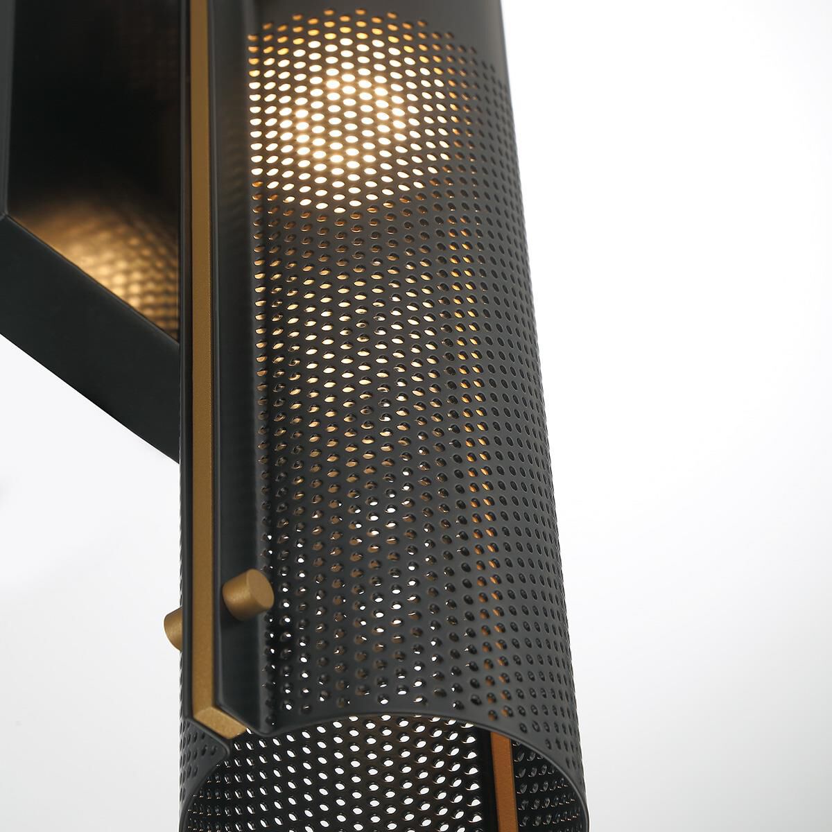 Shown in Black finish and Black Metal shade