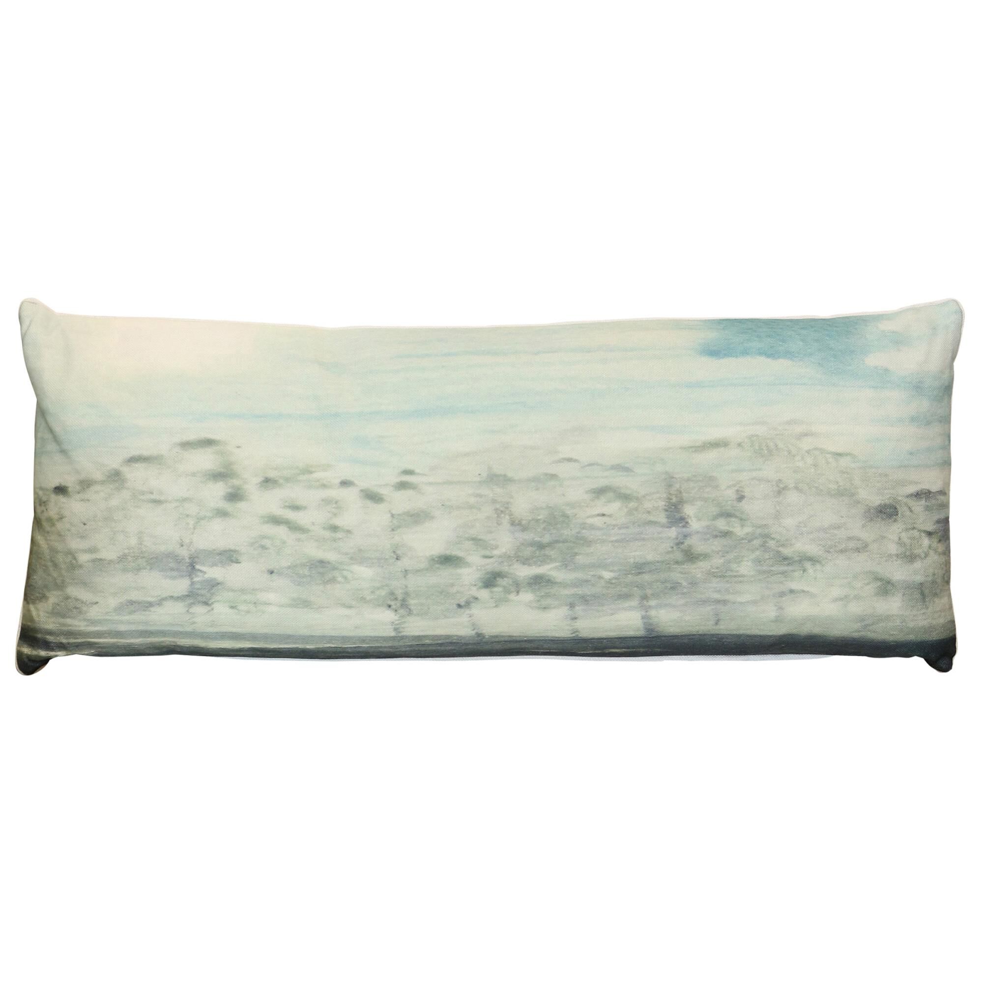 Tamara Day Mist Horizon Landscape 36 Inch Decorative Pillow by Stylecraft