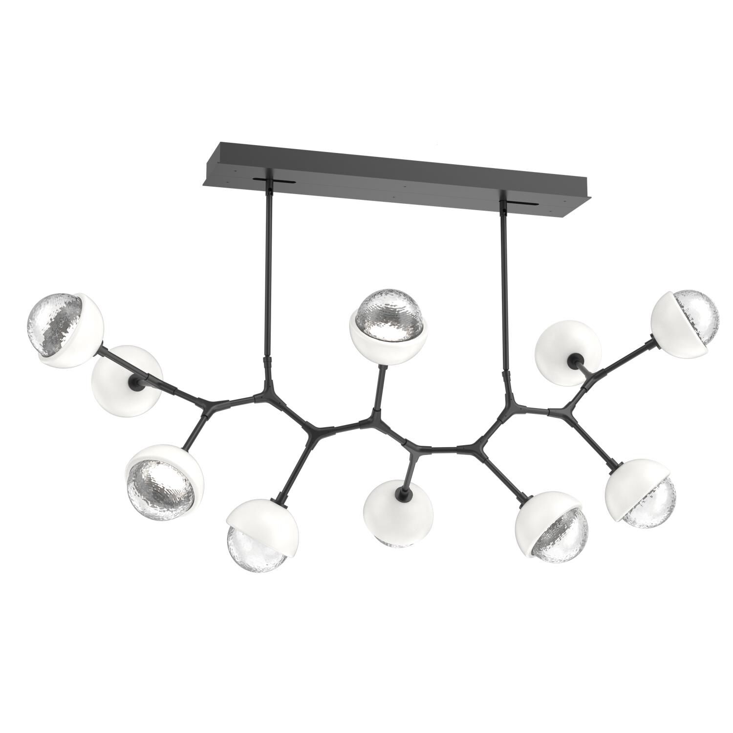 Levi Wilson Cabochon 56 Inch Linear Suspension Light by Hammerton Studio