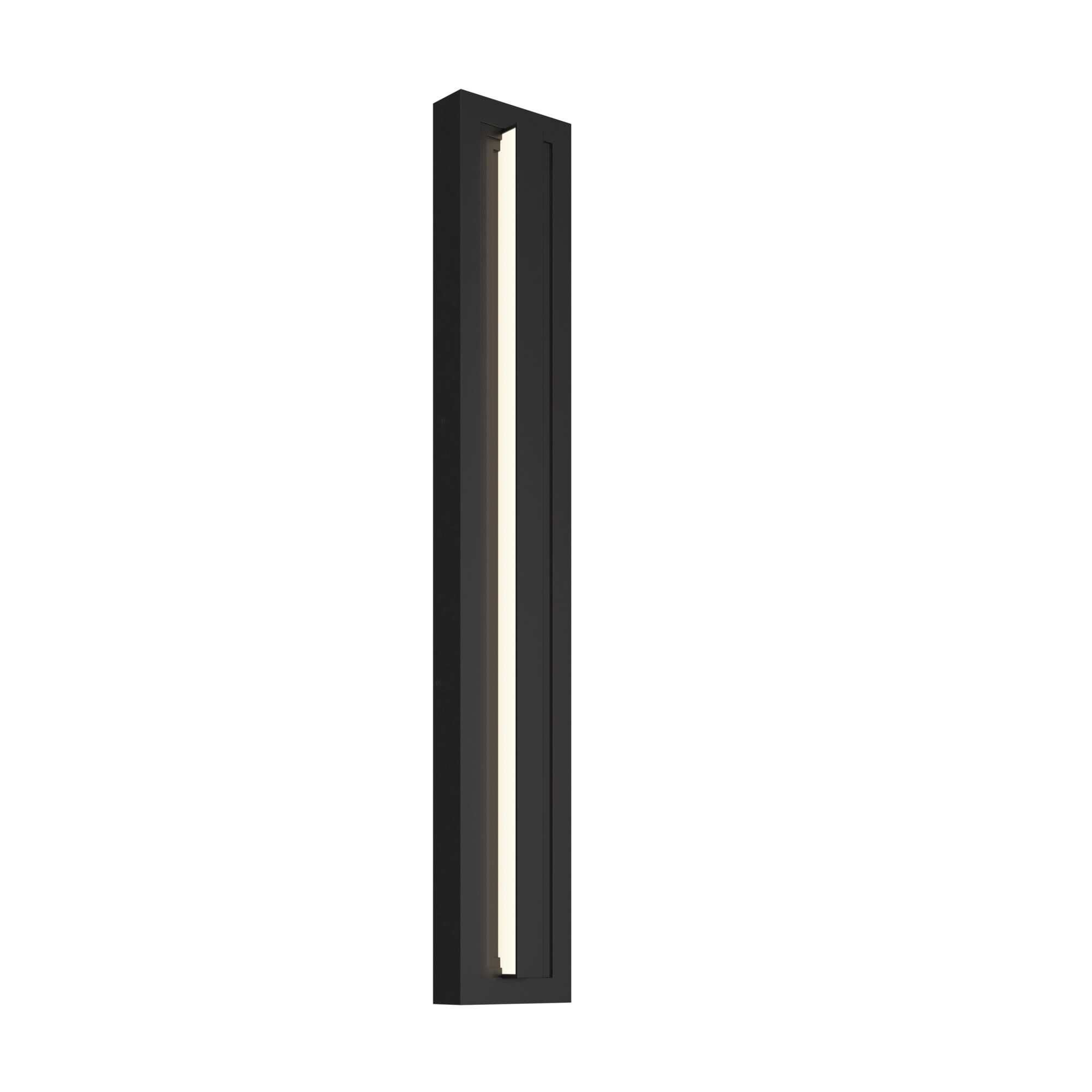 Shown in Black finish and Clear glass