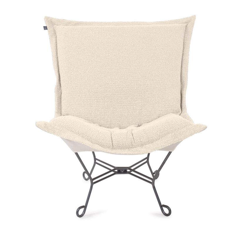 The Barbet Puff Accent Chair by Howard Elliott
