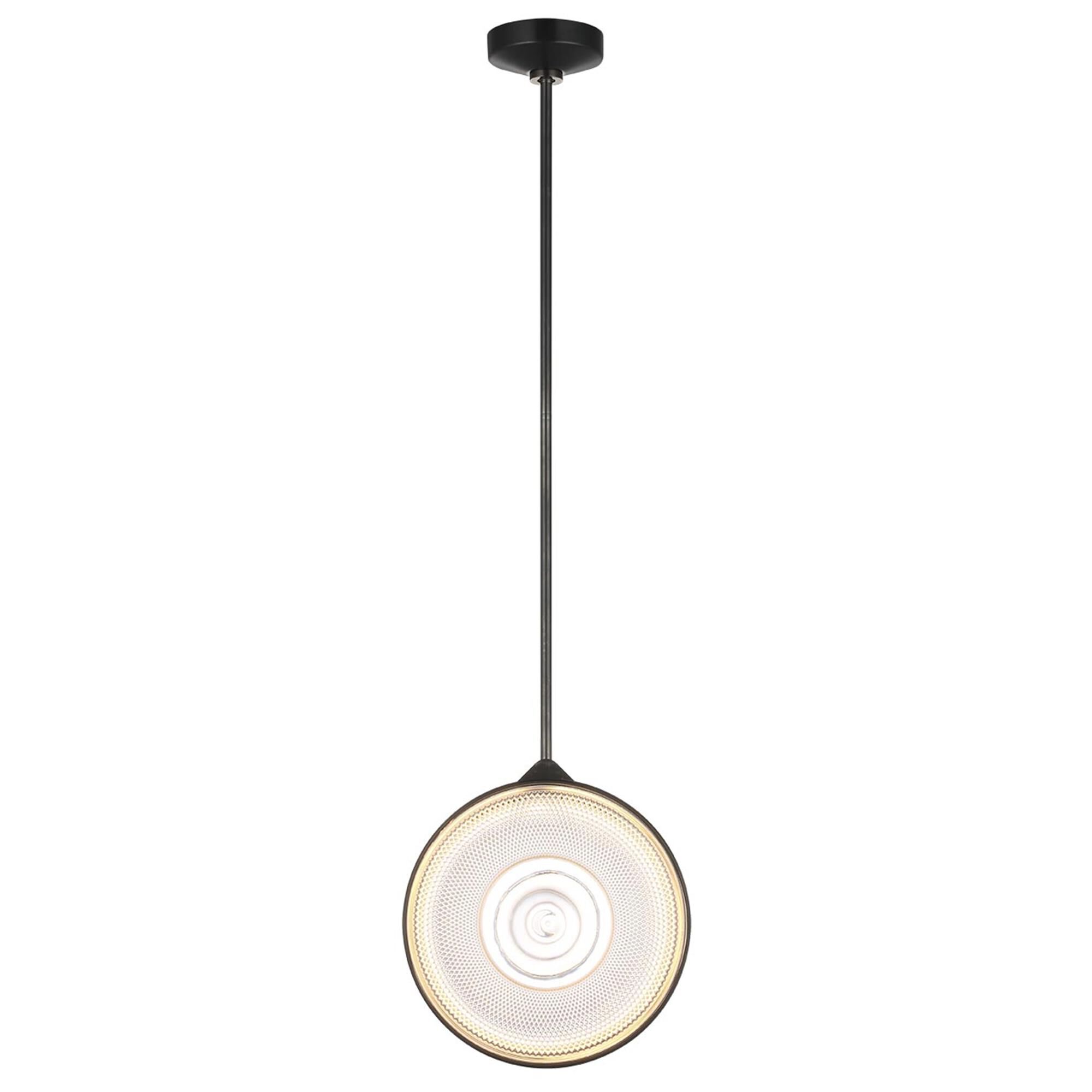 Shown in Bronze finish and Clear crystal