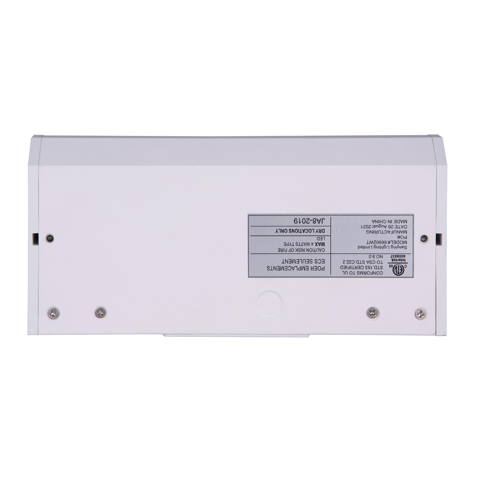 Shown in White finish