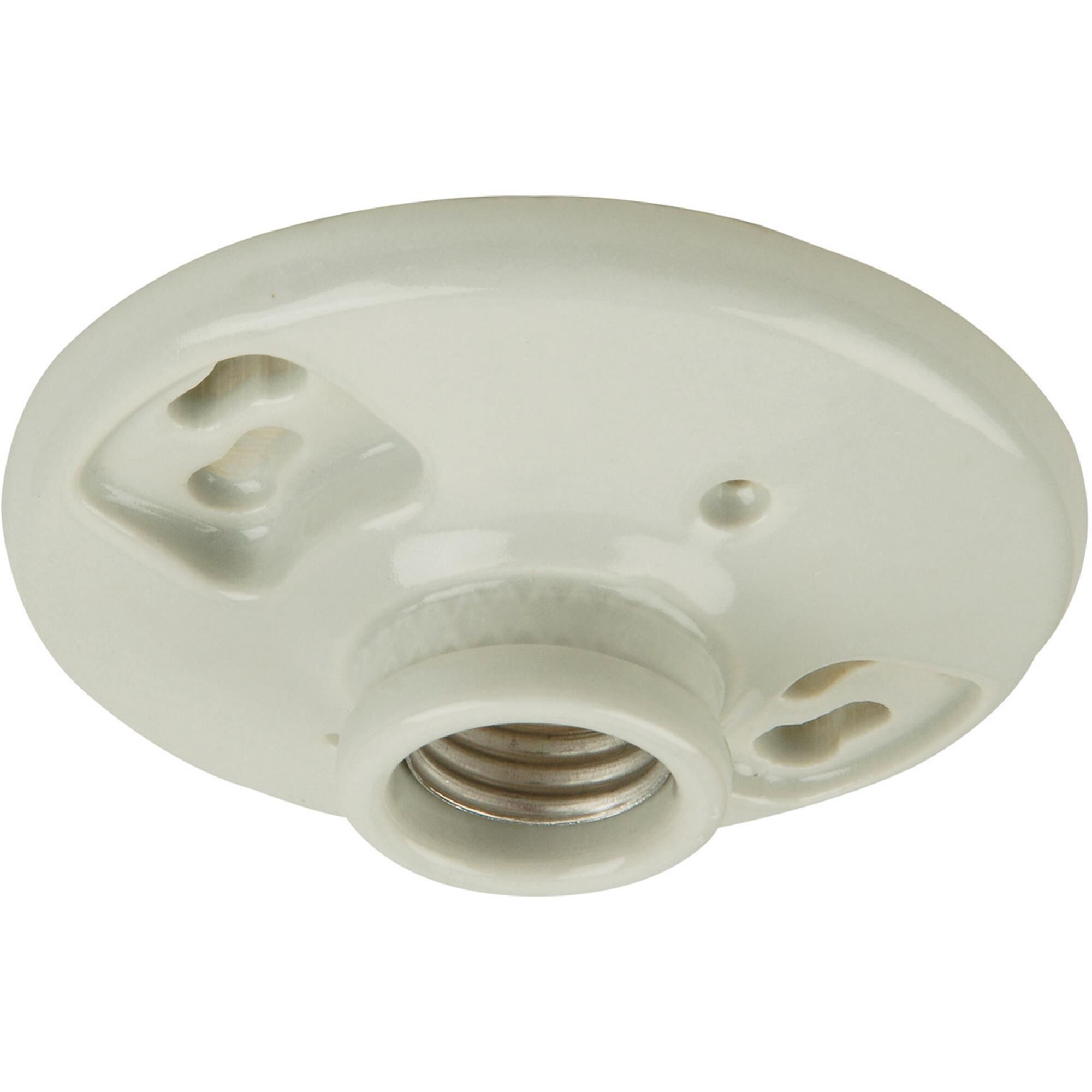 Shown in Porcelain finish and No glass