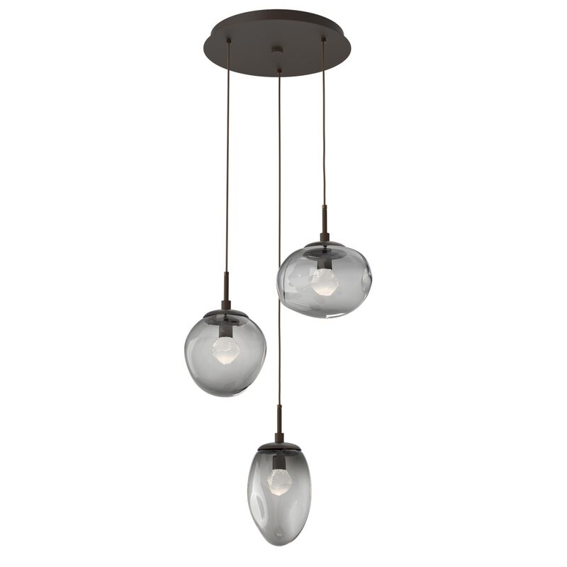 Cosmos 22 Inch 3 Light Multi Light Pendant by Hammerton Studio