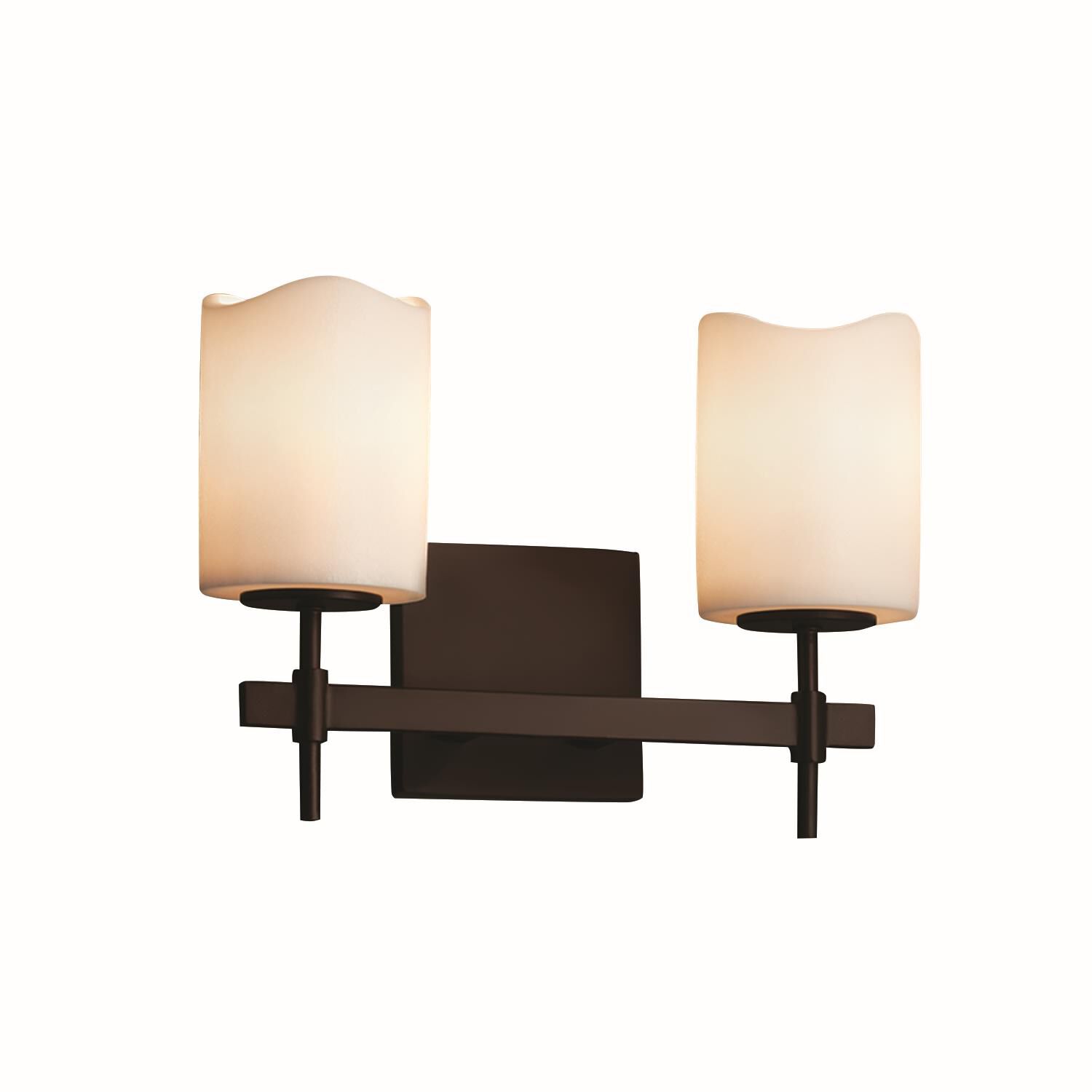 Candlearia 13 Inch 2 Light Bath Vanity Light by Justice Design Group