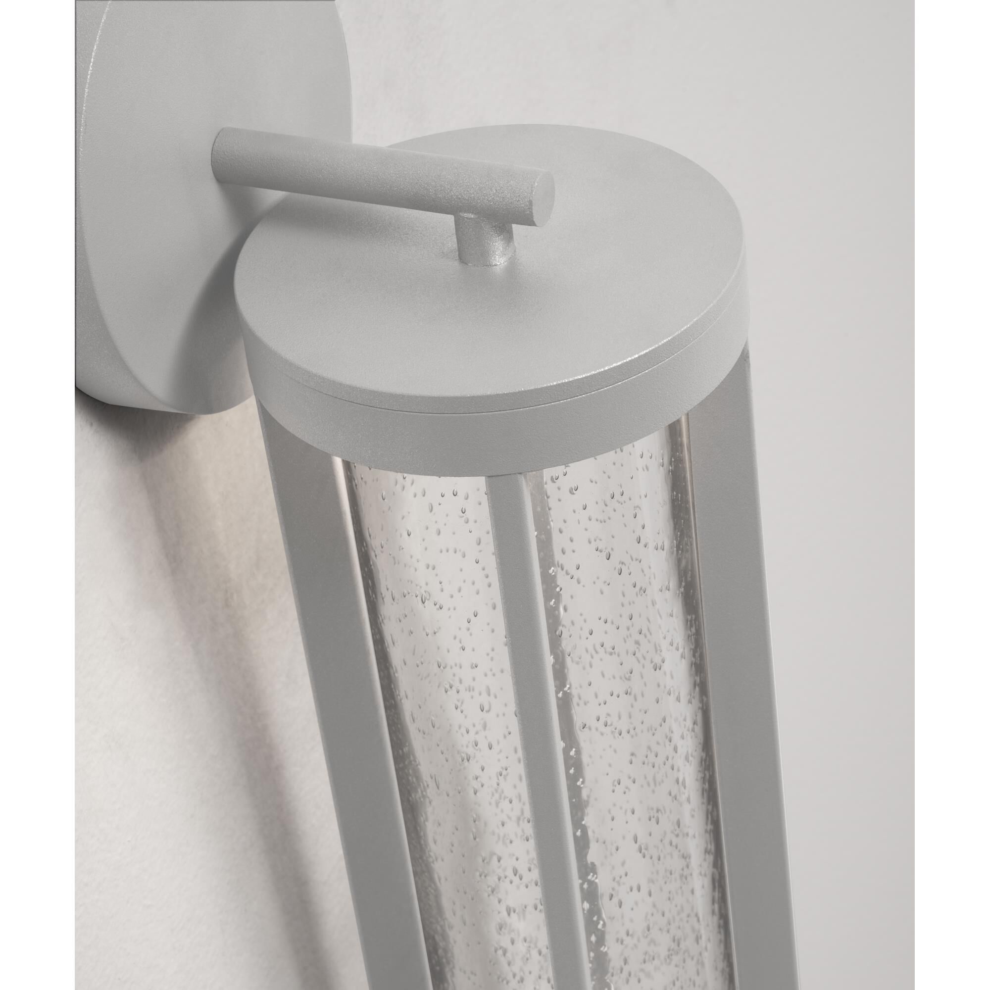 Shown in Textured Grey finish and Seeded glass