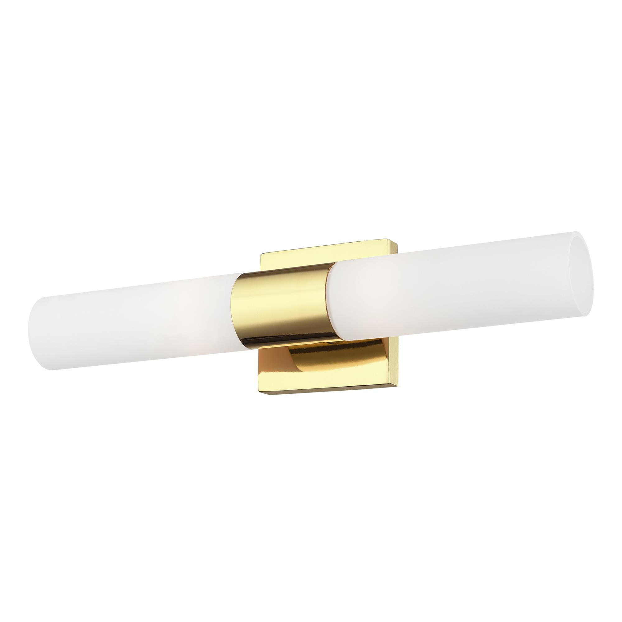 Shown in Polished Brass finish and Hand Blown Satin Opal White Twist Lock glass