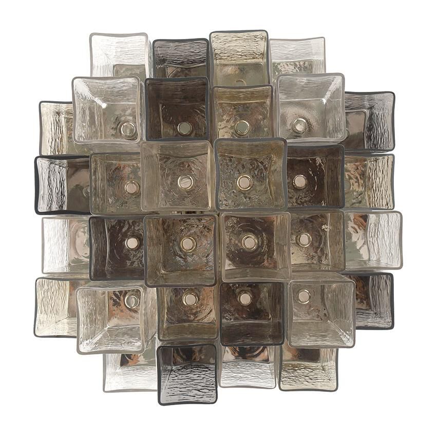 Shown in Chrome finish and Mixed glass