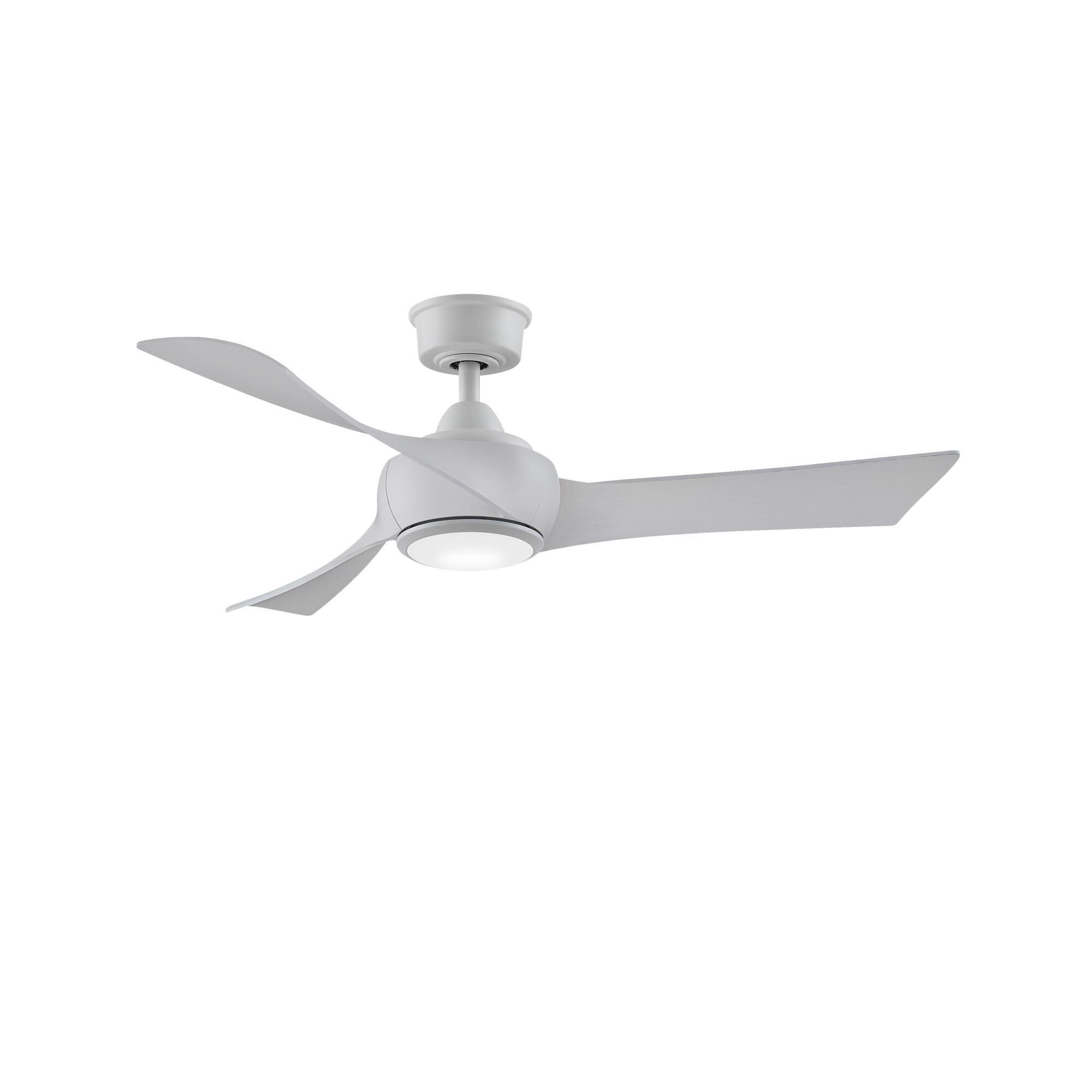 Shown in Matte White finish and Opal Frosted glass
