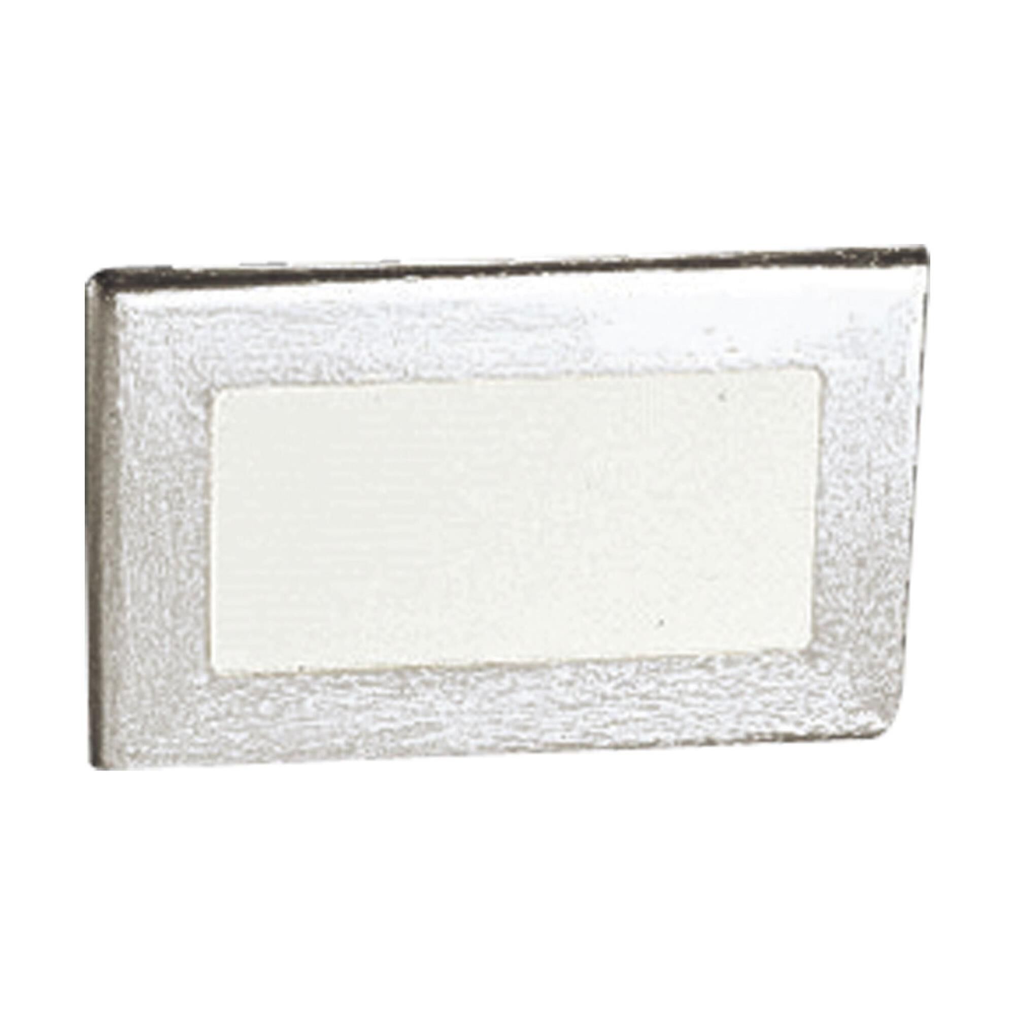 Shown in Satin Aluminum finish and White glass