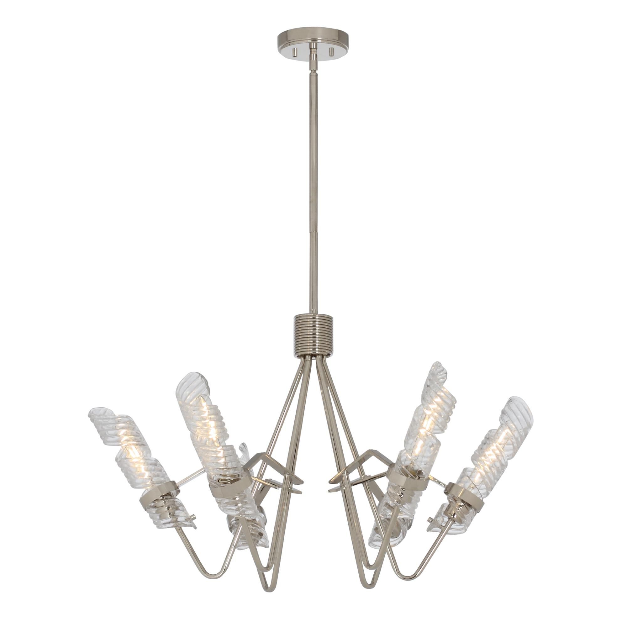 Milano 31 Inch 6 Light Chandelier by Maxim Lighting