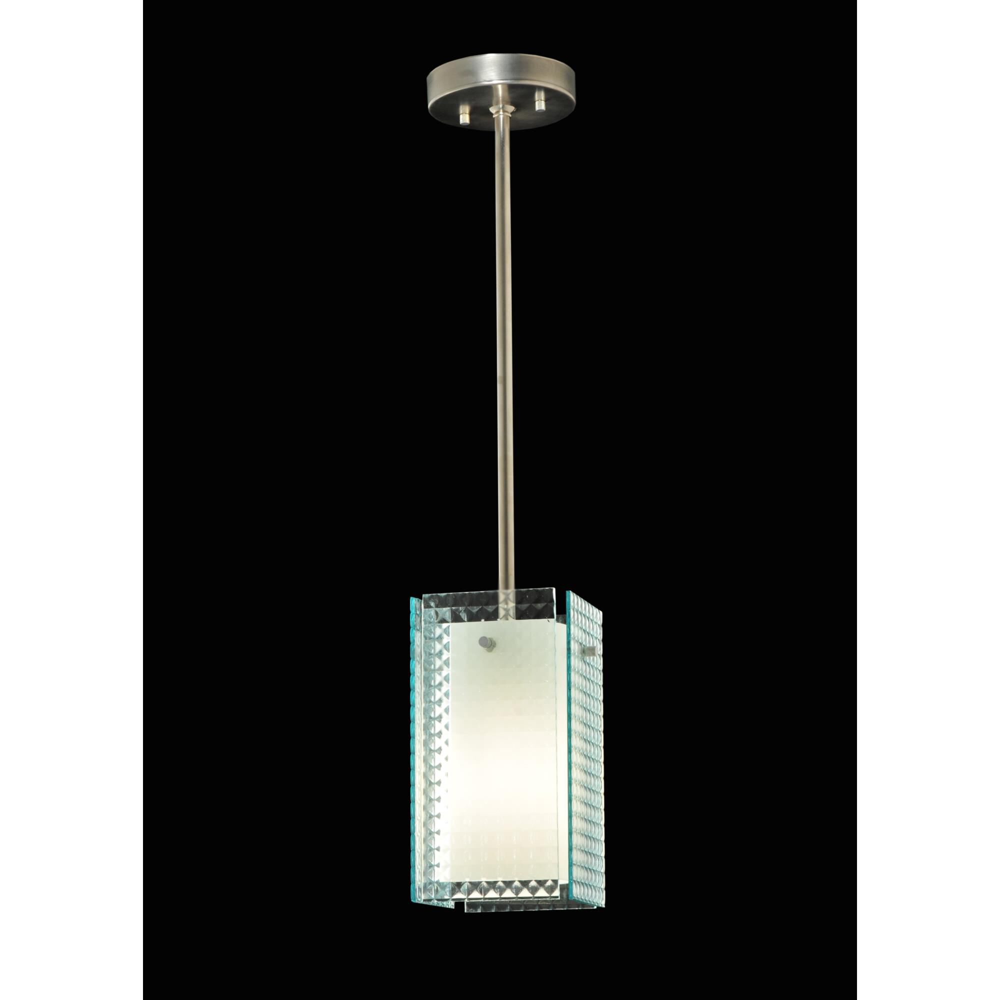 Quadrato Window Pane 7 Inch Mini Pendant by Meyda Lighting