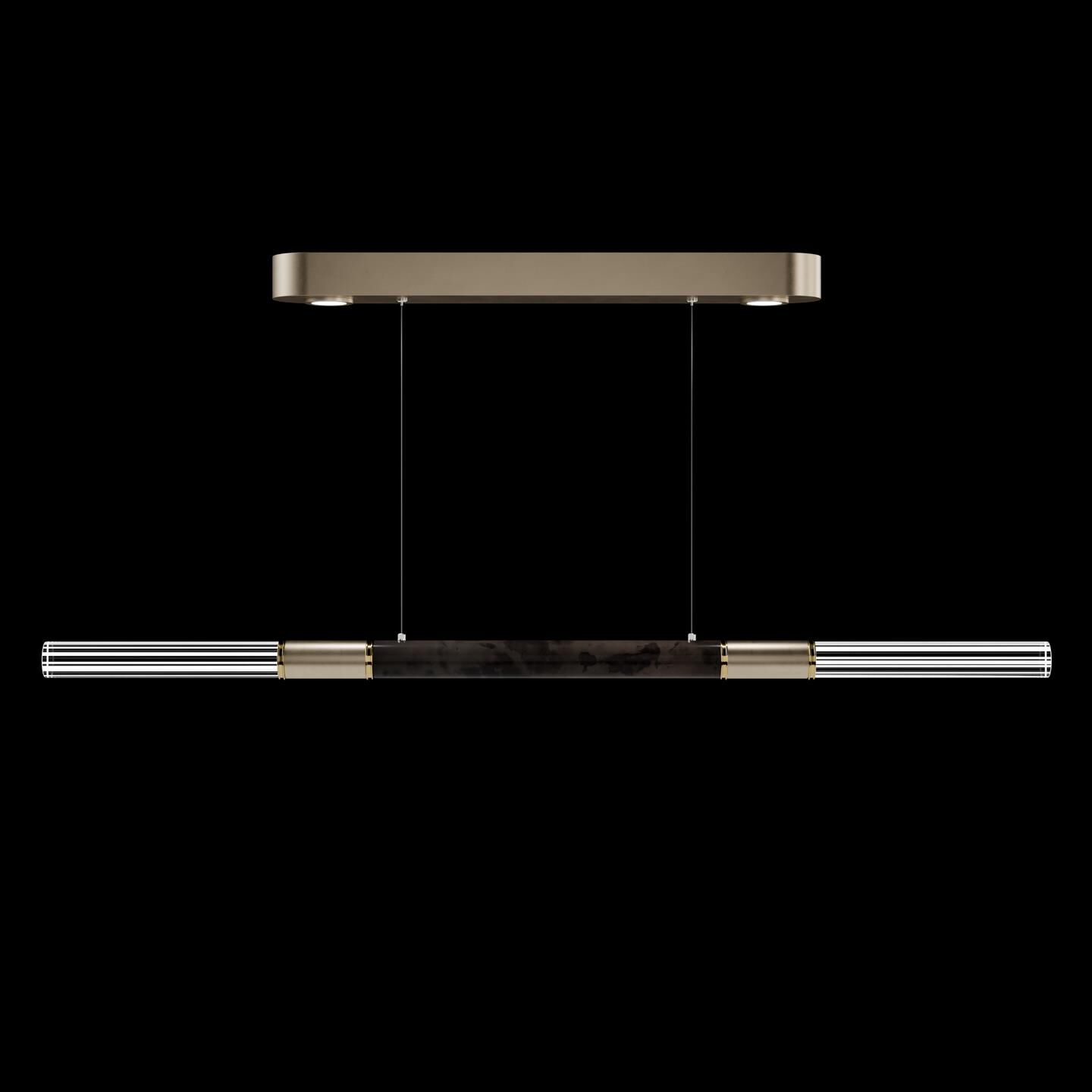 Antonia 62 Inch Linear Suspension Light by Fine Art Handcrafted Lighting