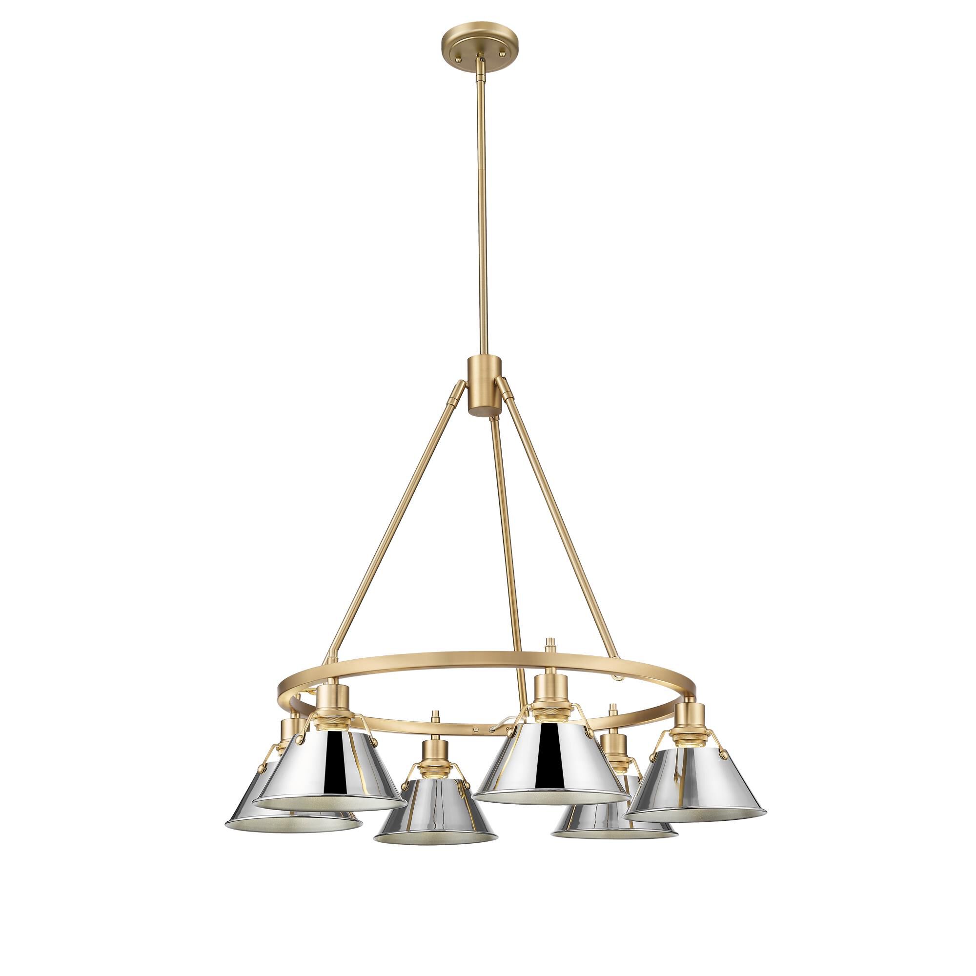 Orwell 29 Inch Chandelier by Golden Lighting
