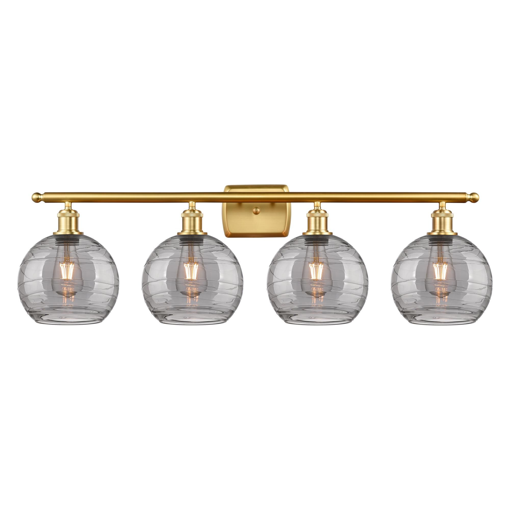 Bruno Marashlian Athens Deco Swirl 38 Inch Bath Vanity Light by Innovations Lighting
