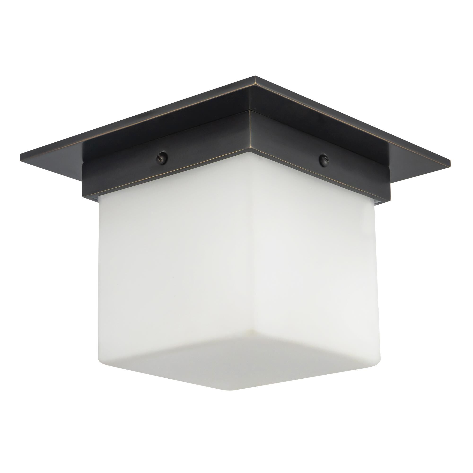 Shown in Urban Bronze finish and Matte Opal glass