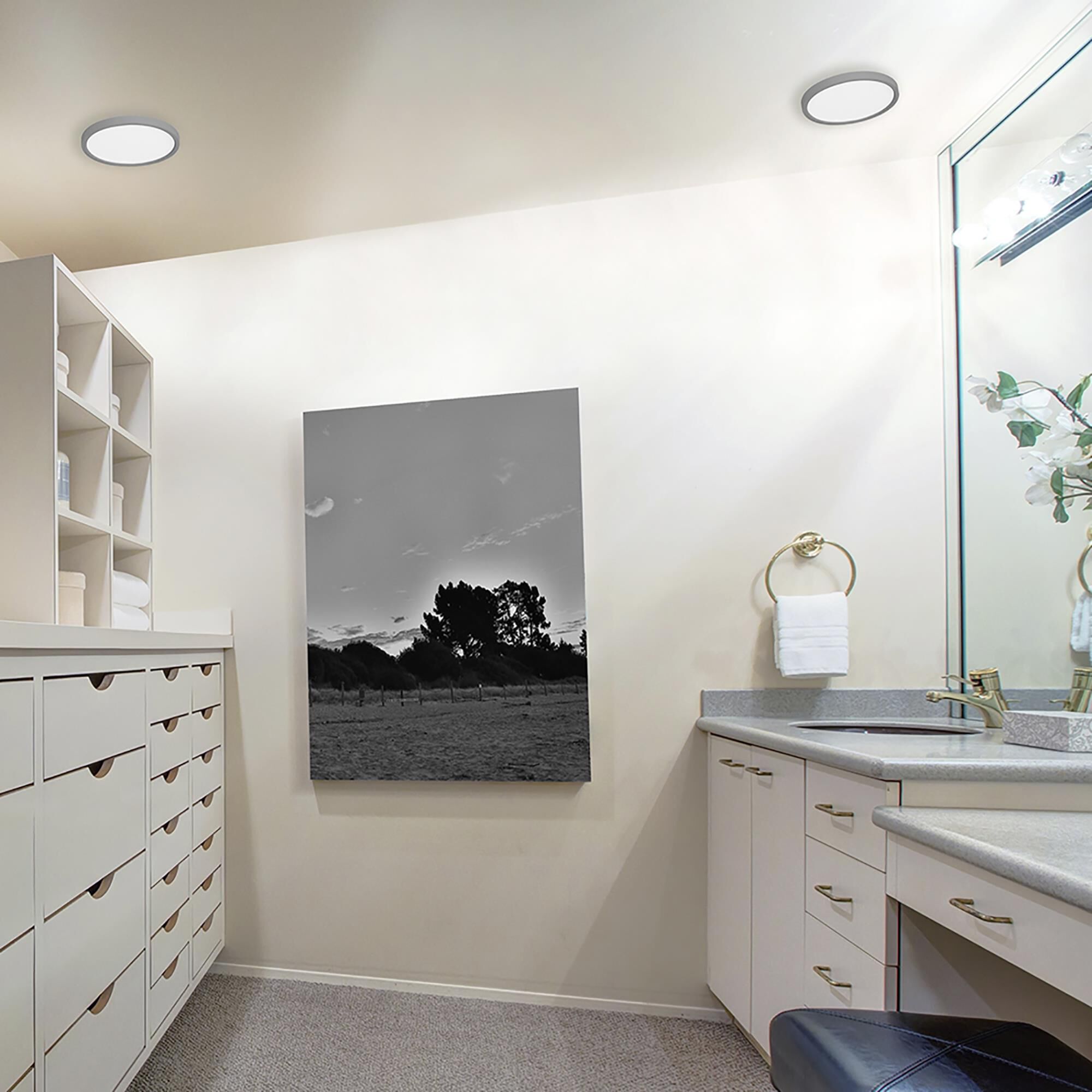 Shown in Black finish