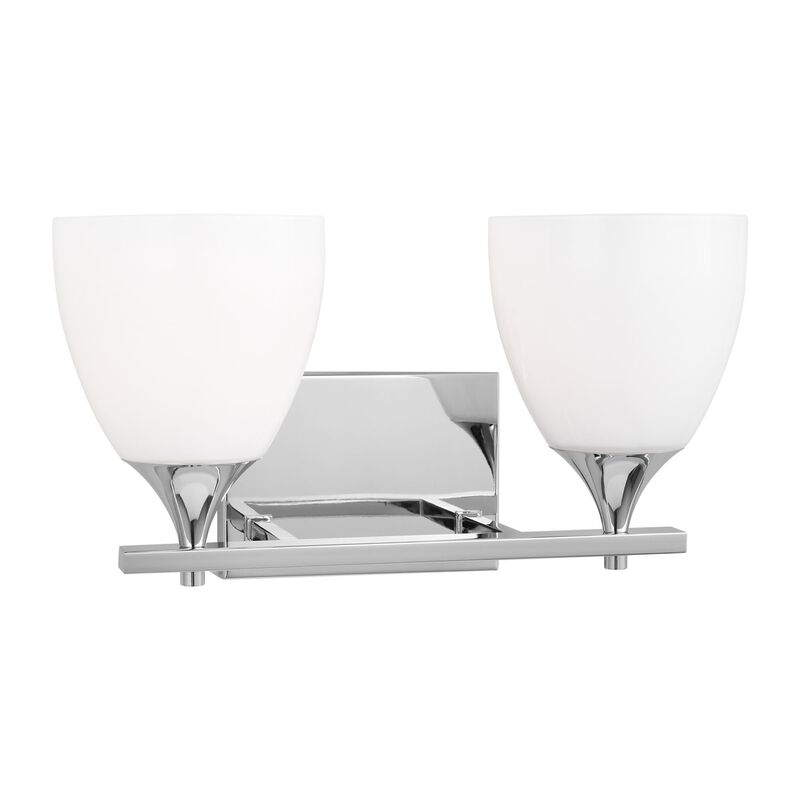 Drew & Jonathan Toffino 16 Inch 2 Light Bath Vanity Light by Visual Comfort Studio