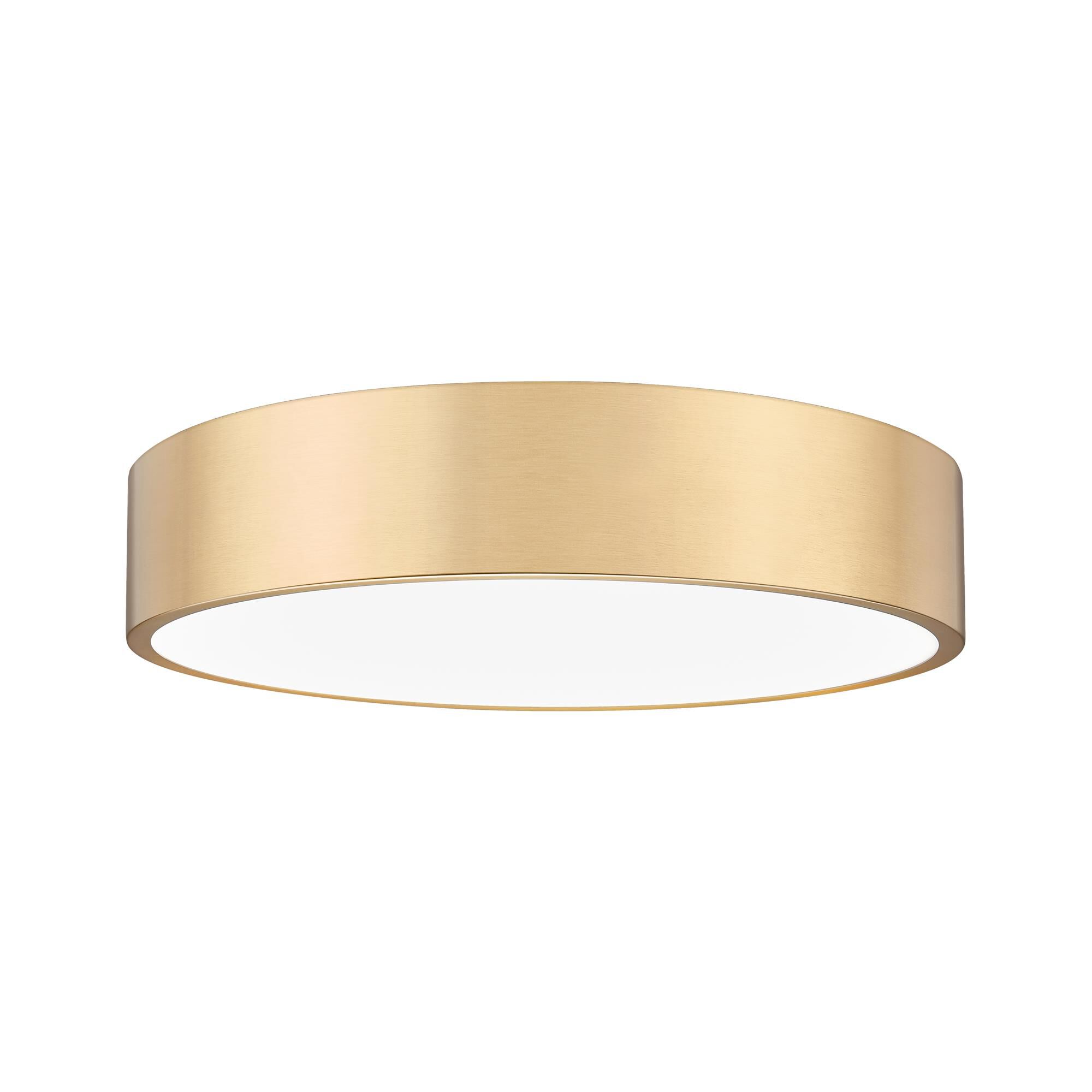 Shown in Modern Gold finish and Frosted glass and Frosted shade