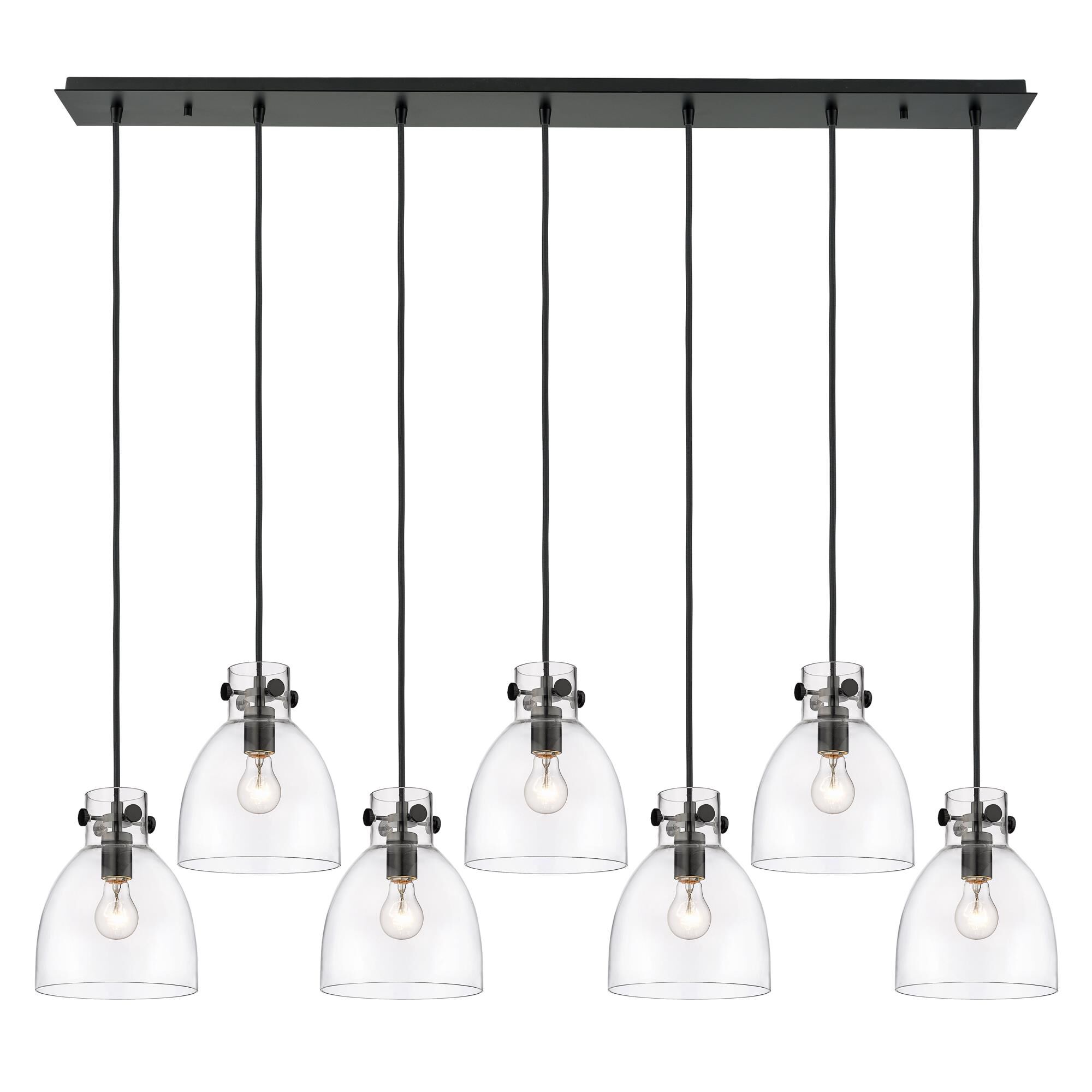 Bruno Marashlian Newton Bell 51 Inch 7 Light Linear Suspension Light by Innovations Lighting